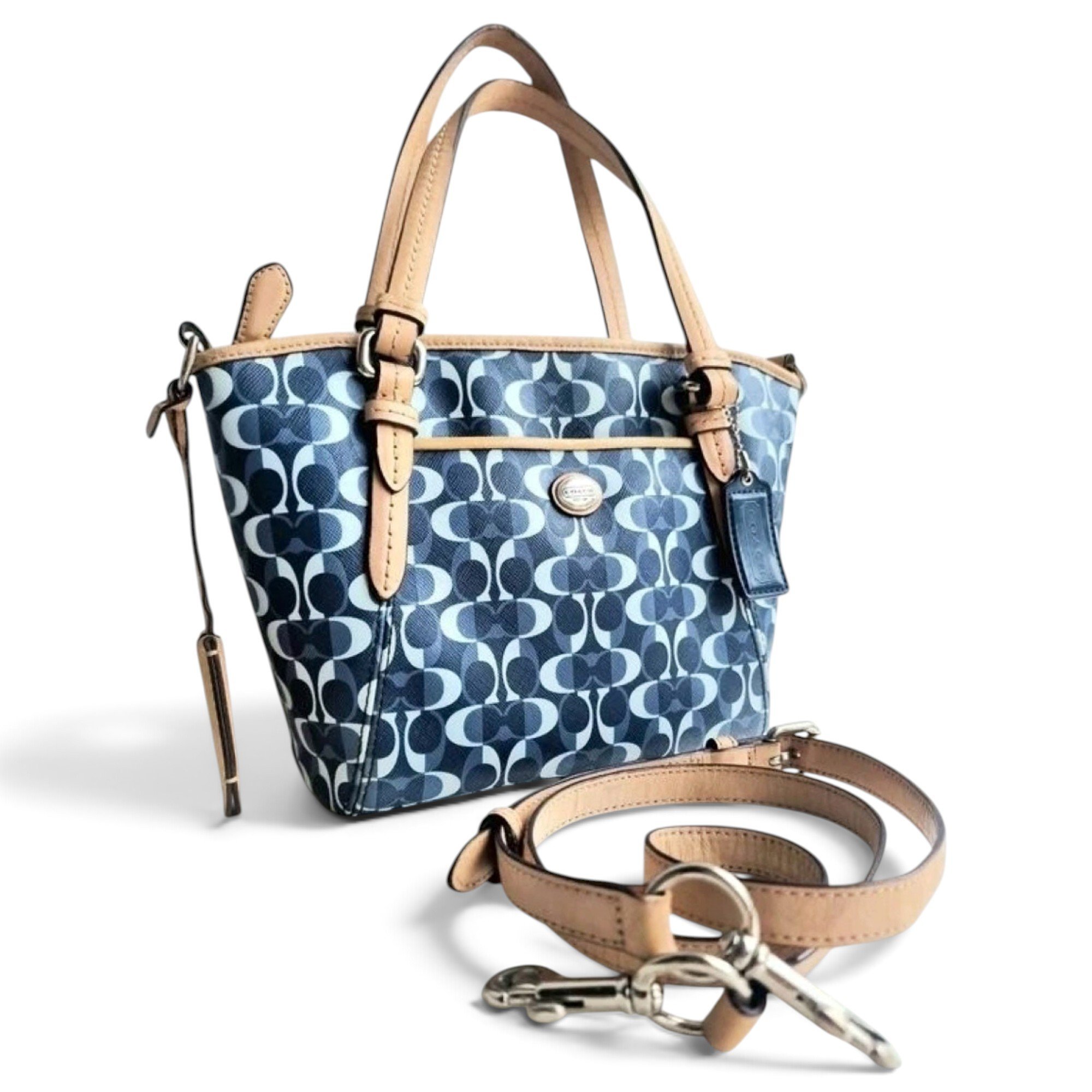 CITY ZIP TOTE leather handbag