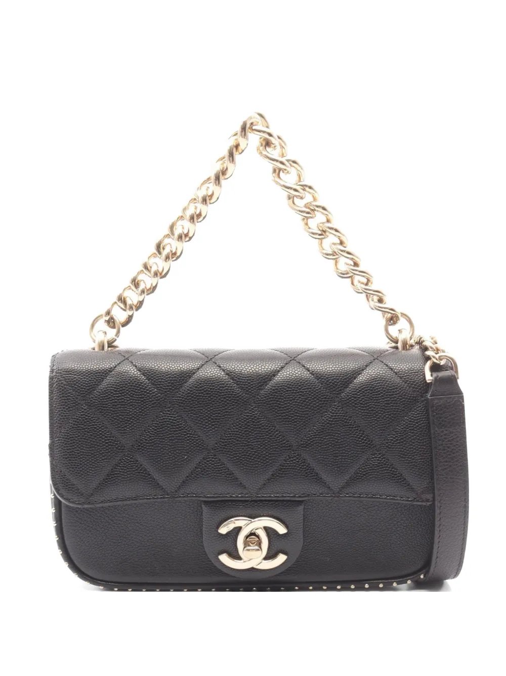2017-2018 mini Studded Flap shoulder bag