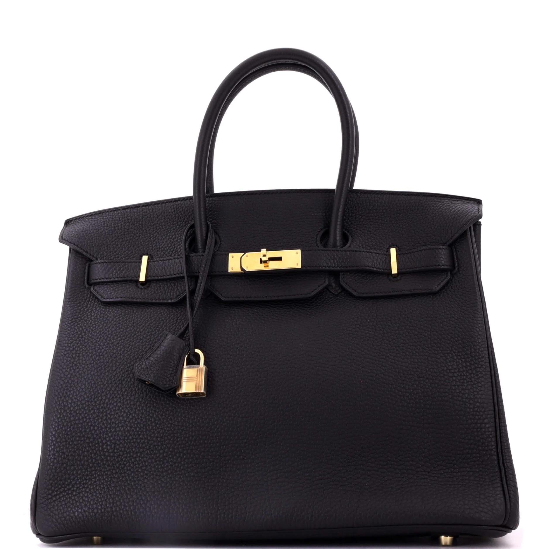 Birkin 35 leather tote