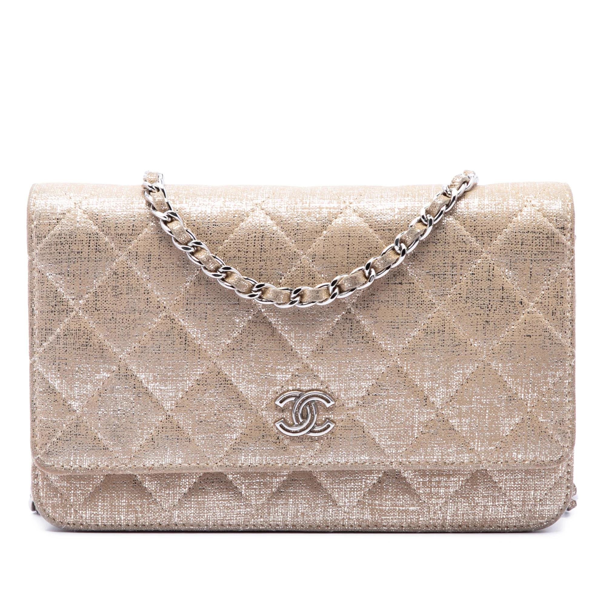 Wallet On Chain cloth crossbody bag