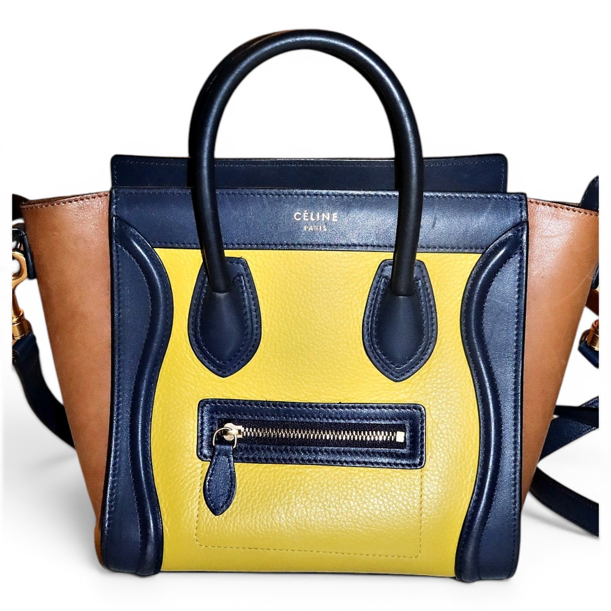 Nano Luggage leather handbag