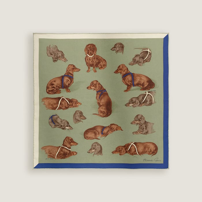 Les Bassets Scarf 45