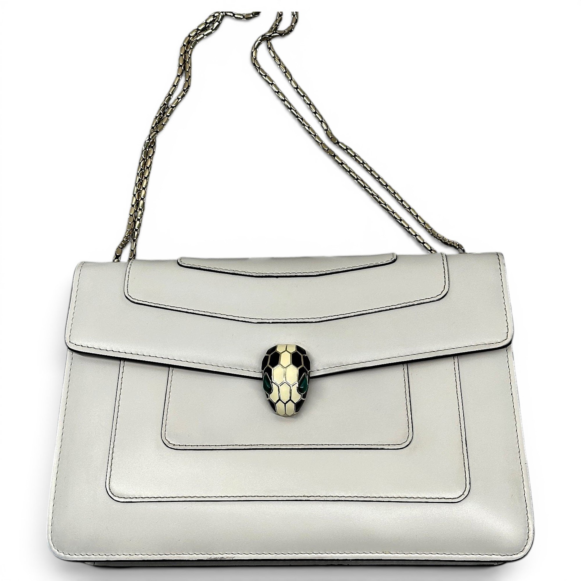 Bvlgari Serpenti leather backpack