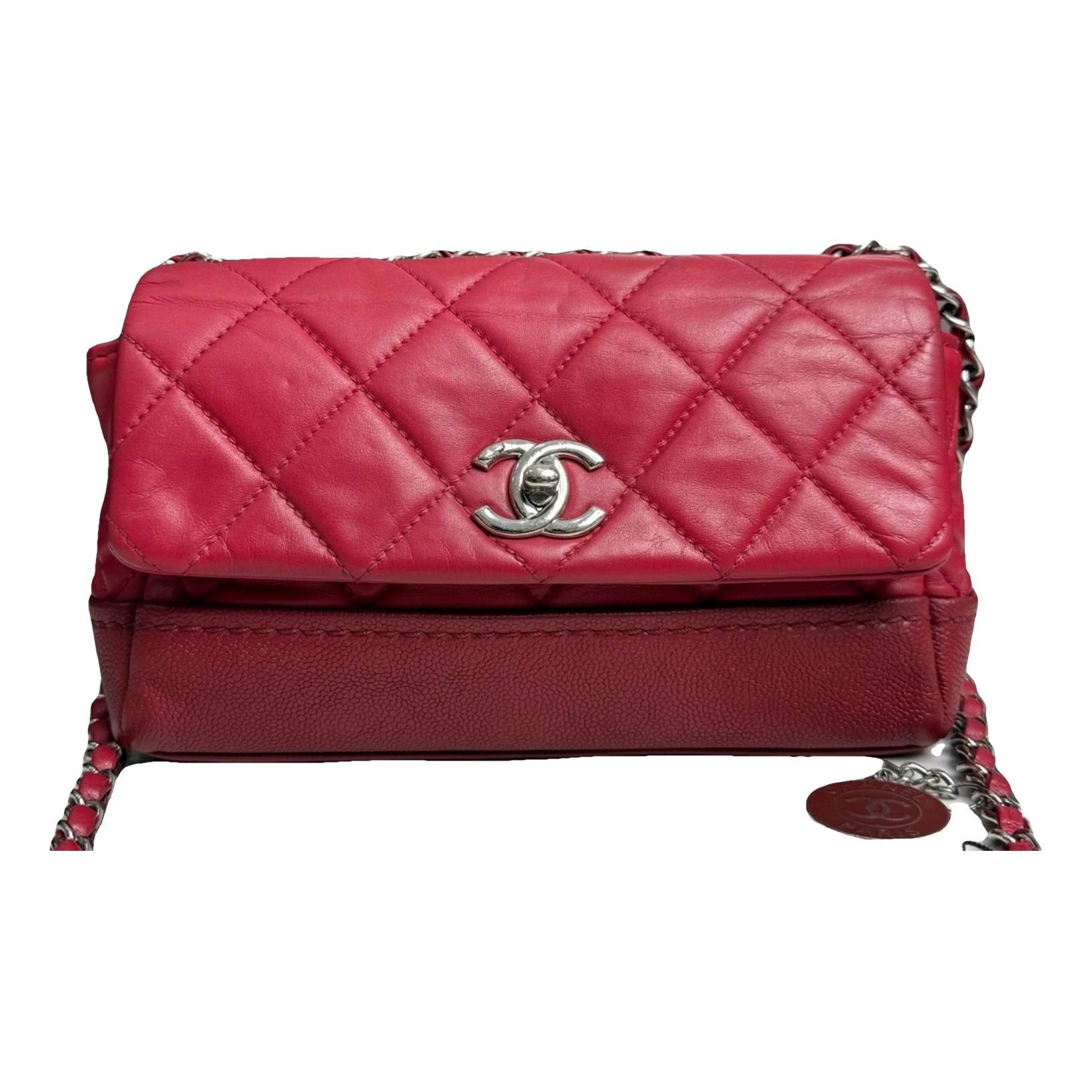 Coco Luxe leather handbag