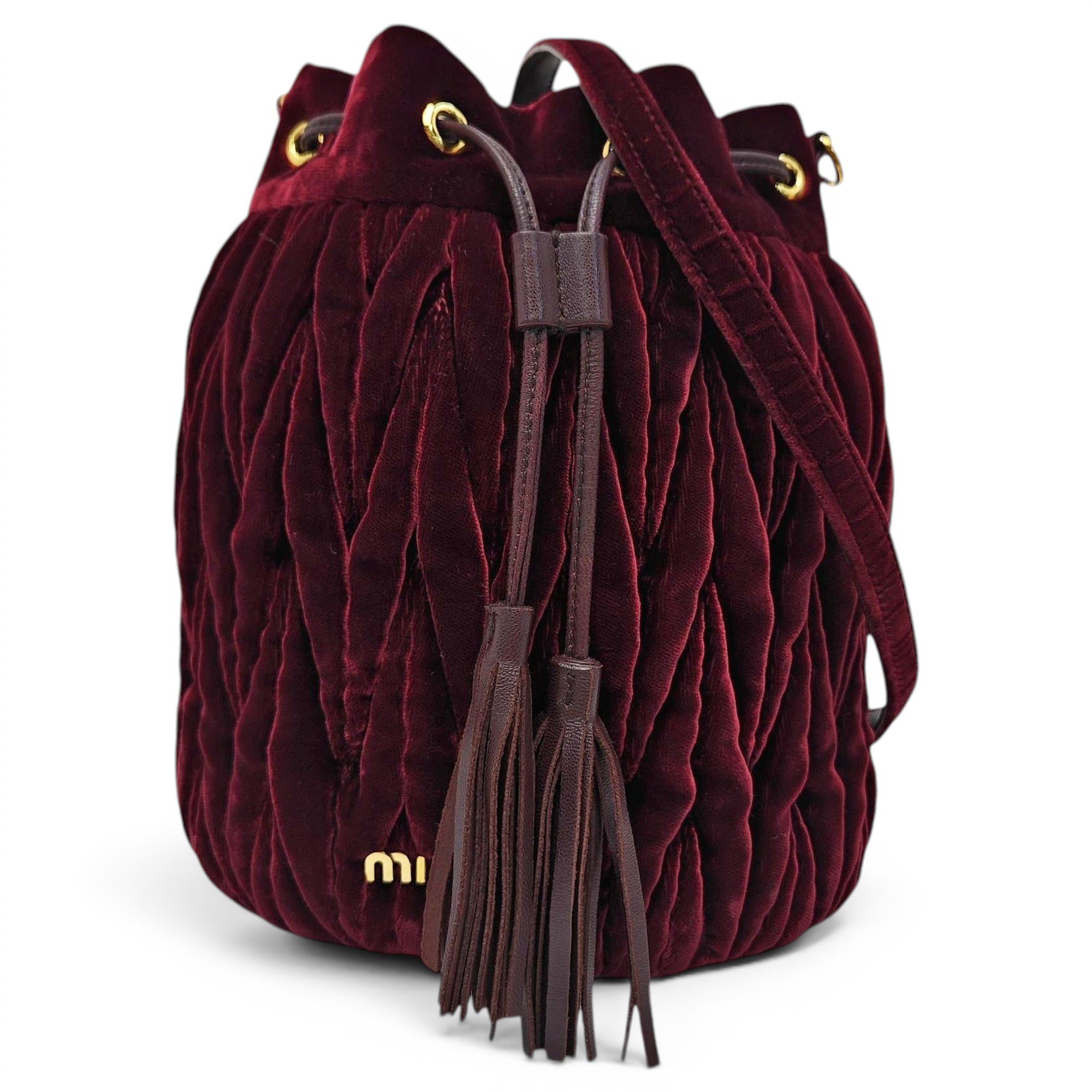 Velvet crossbody bag