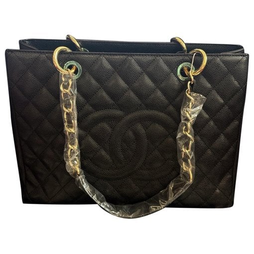 Grand shopping leather tote