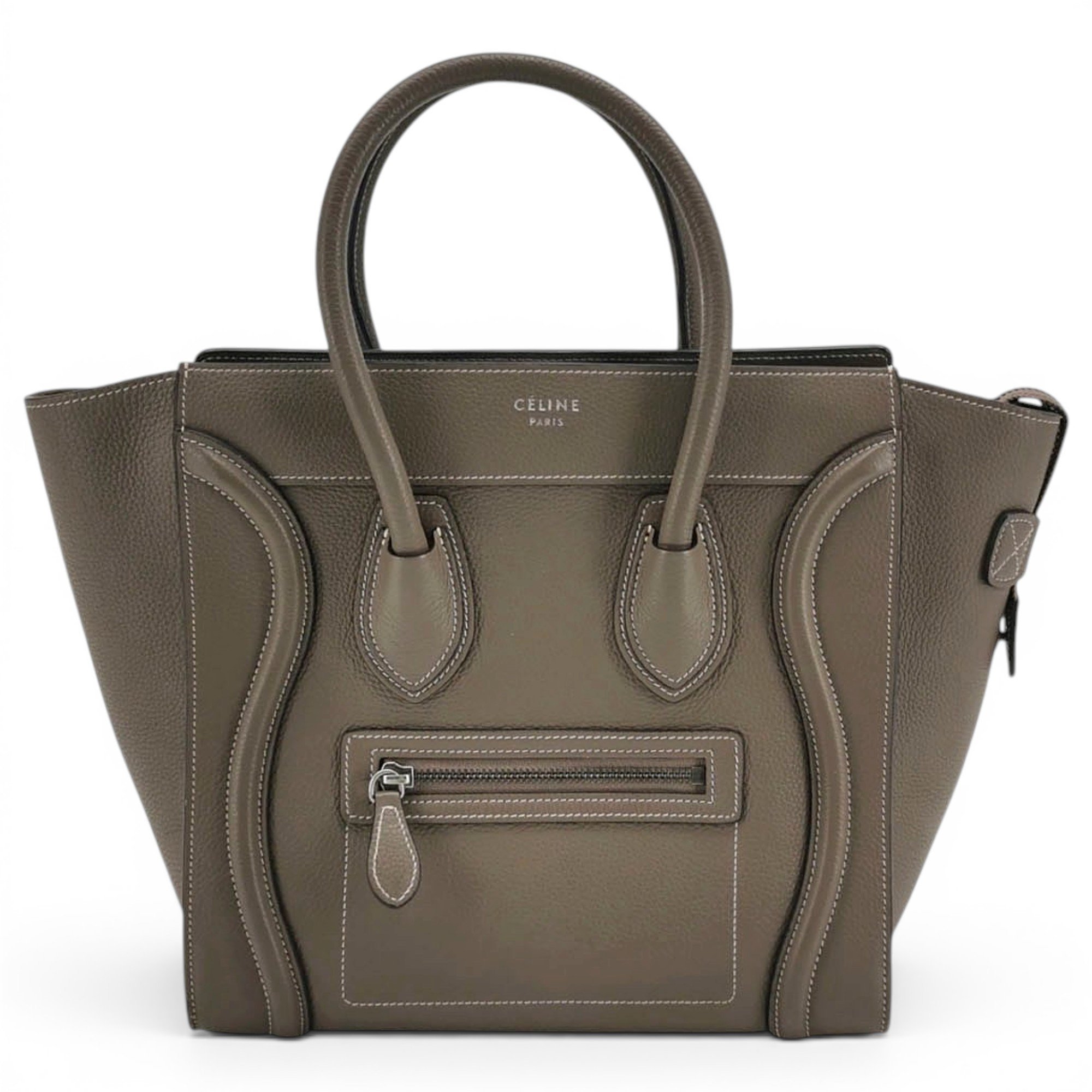 Luggage leather handbag
