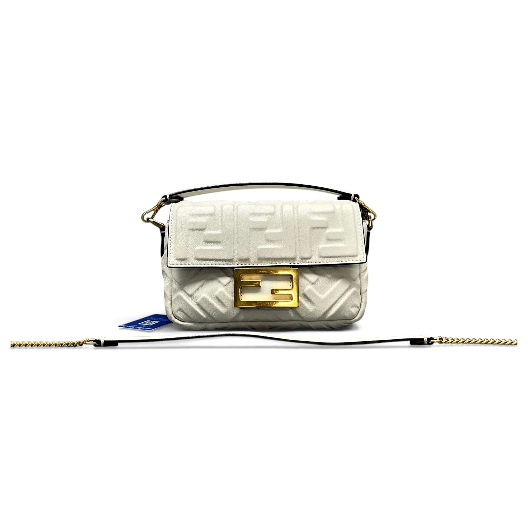 Baguette leather handbag