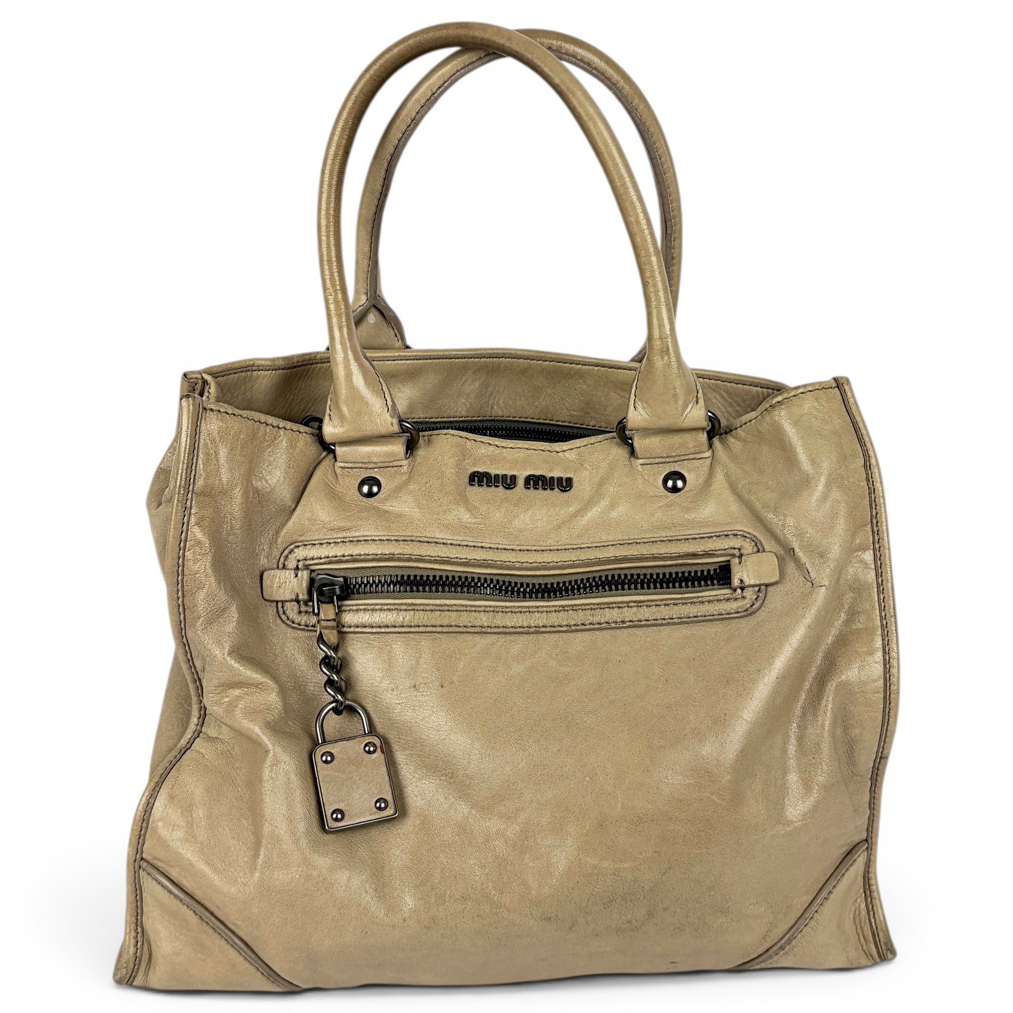 Vitello leather handbag