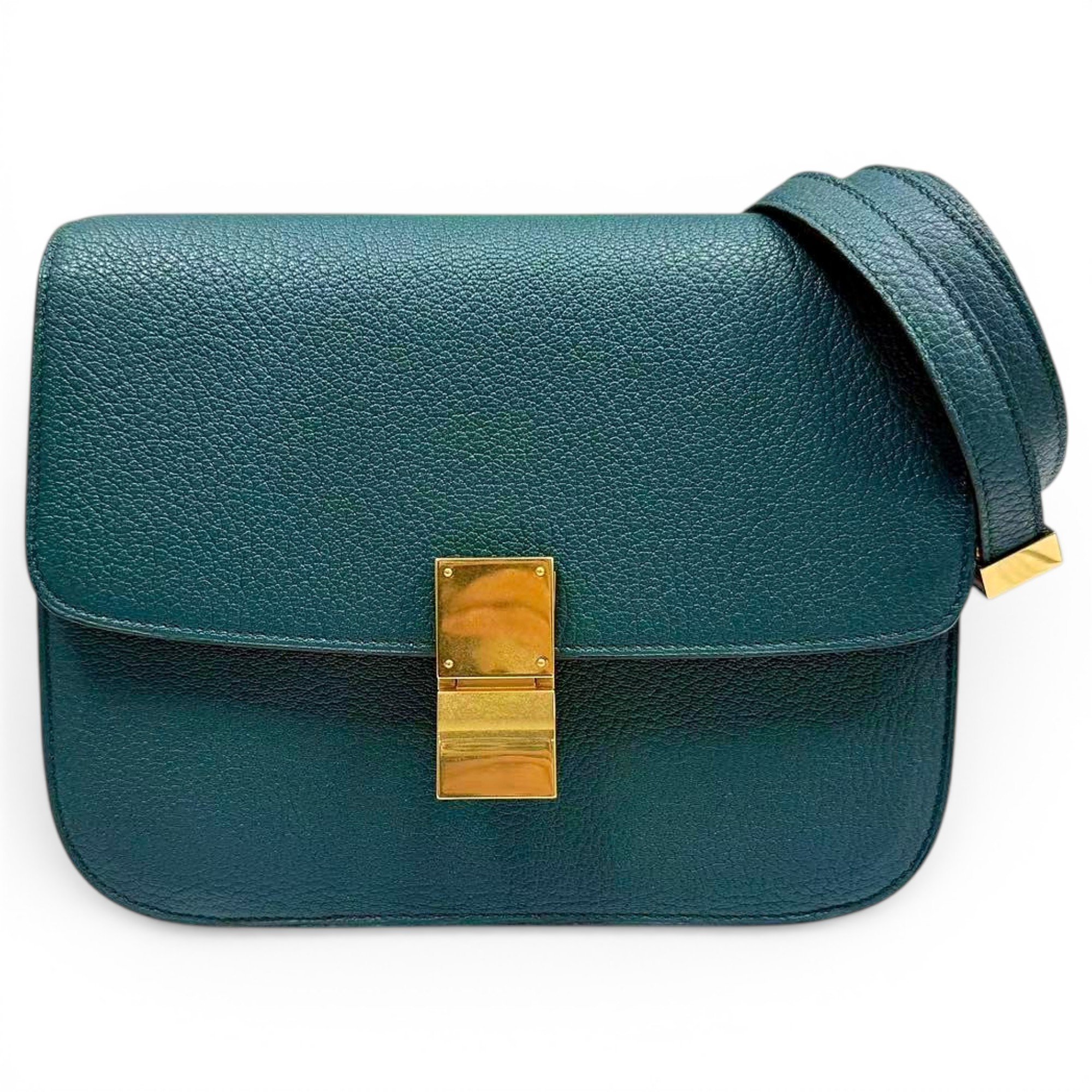 Classic leather crossbody bag