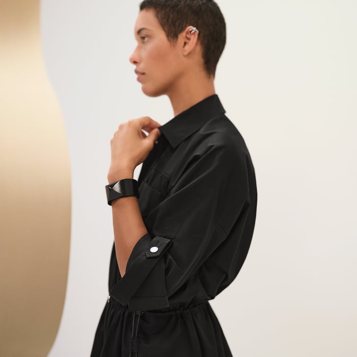 Noir Shirt Dress