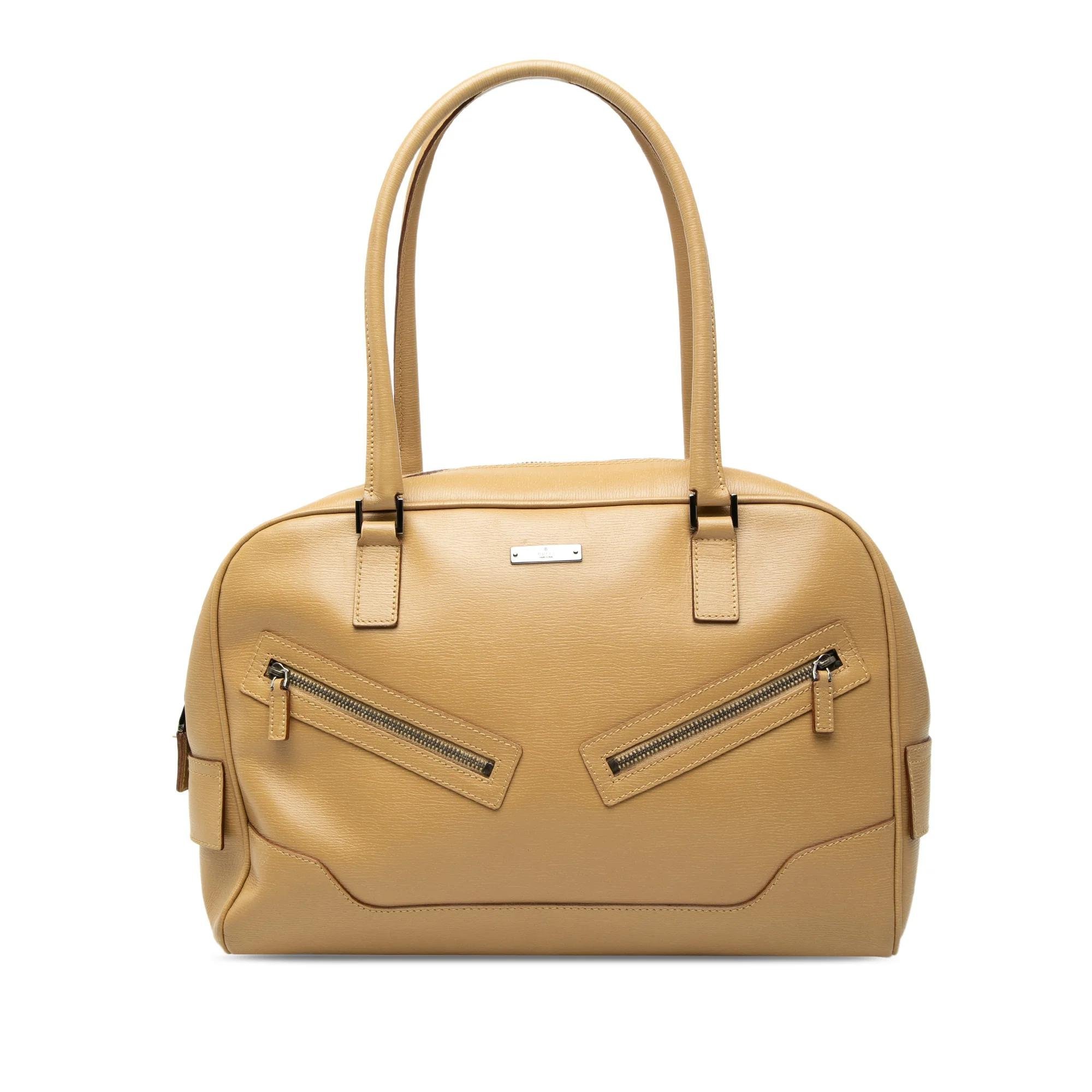Gucci B pony-style calfskin handbag