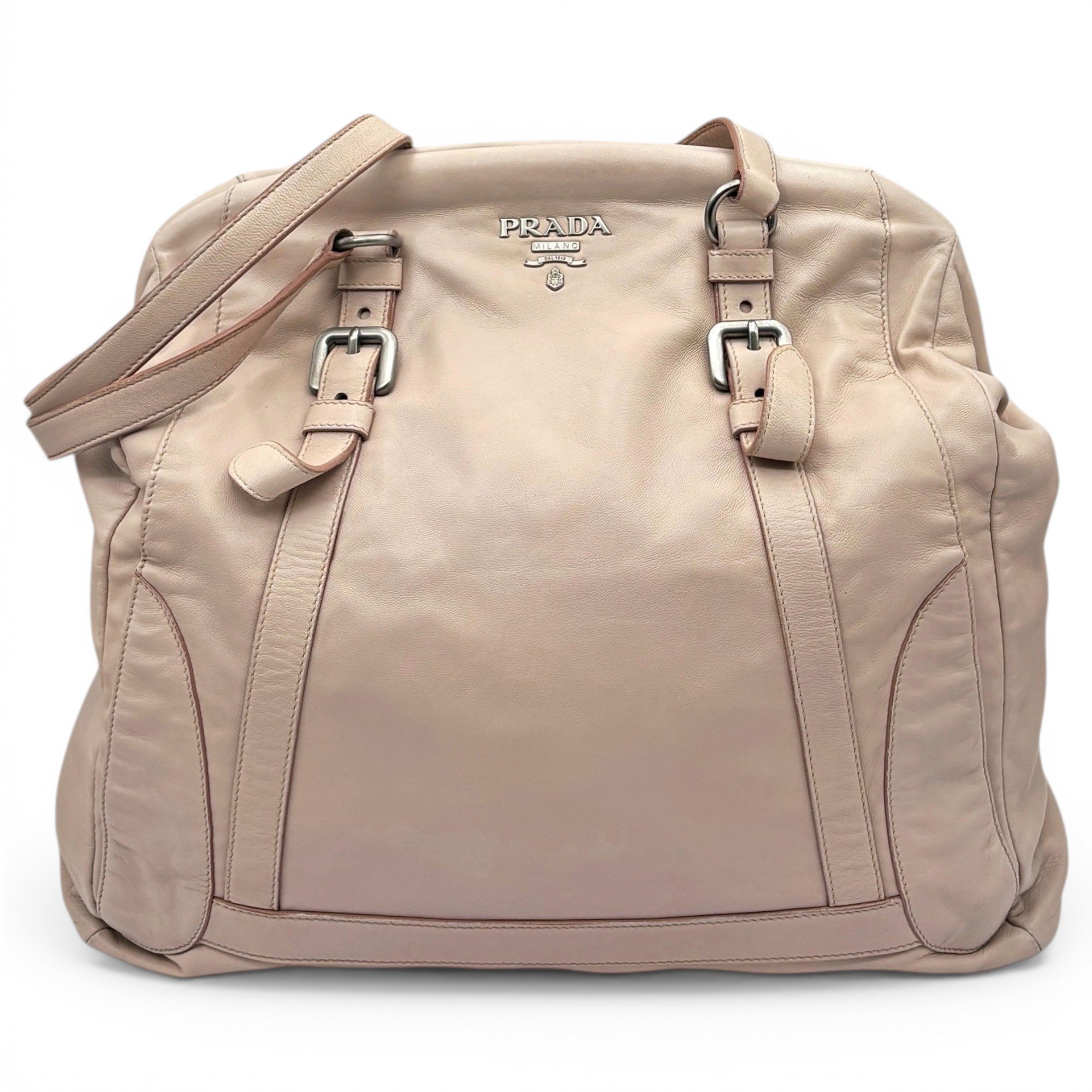 Prada Pony-style calfskin tote