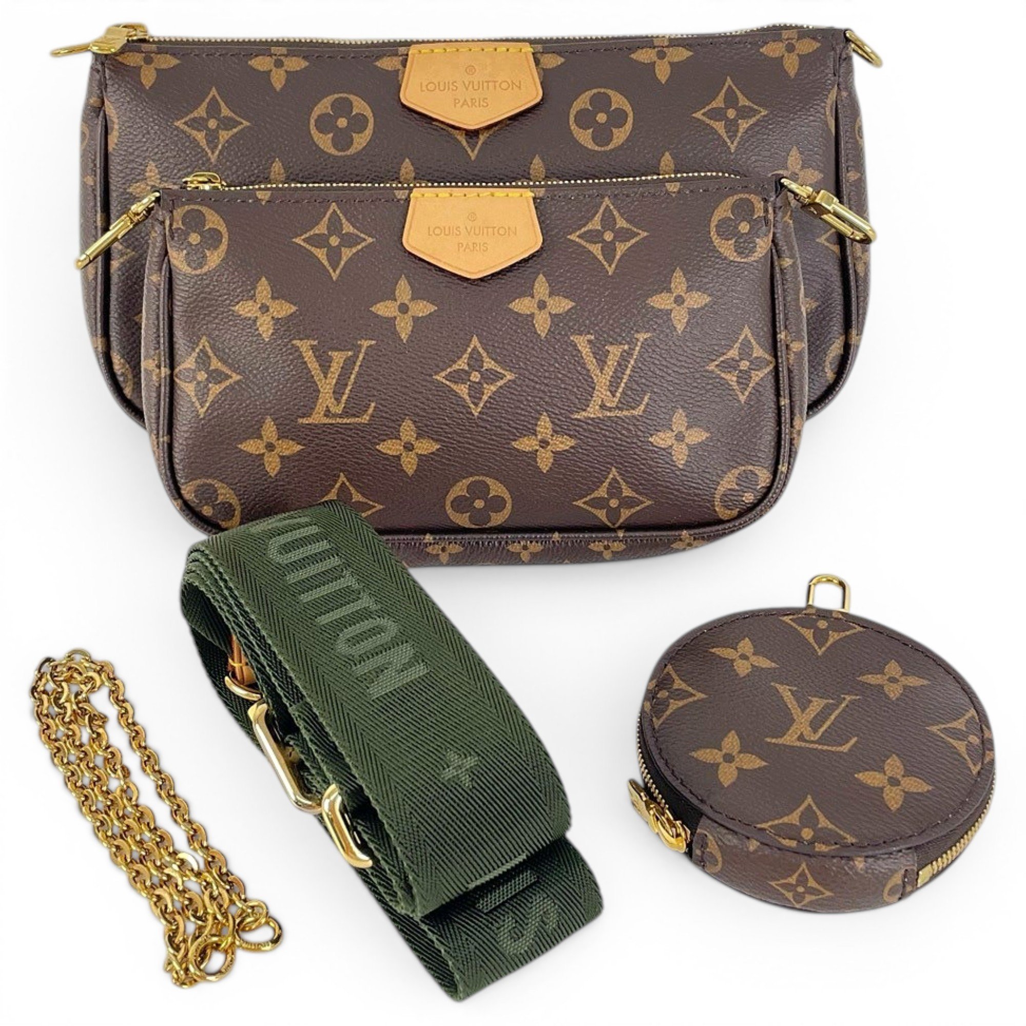 Multi Pochette Accessoires leather handbag