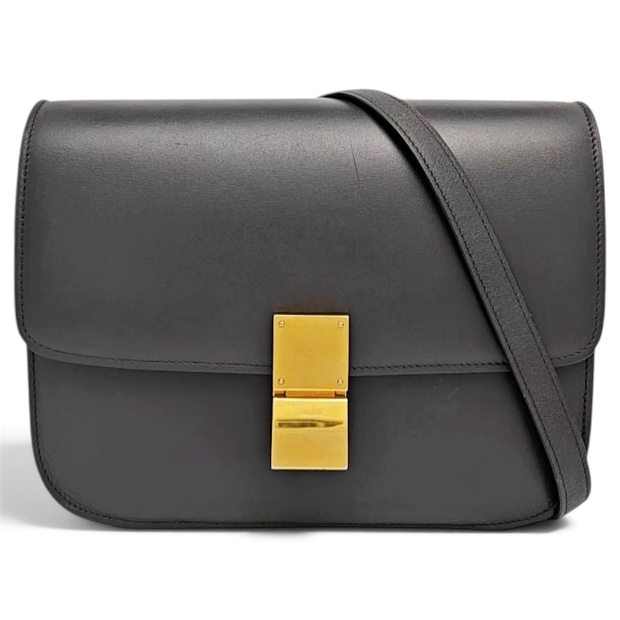 Classic leather handbag