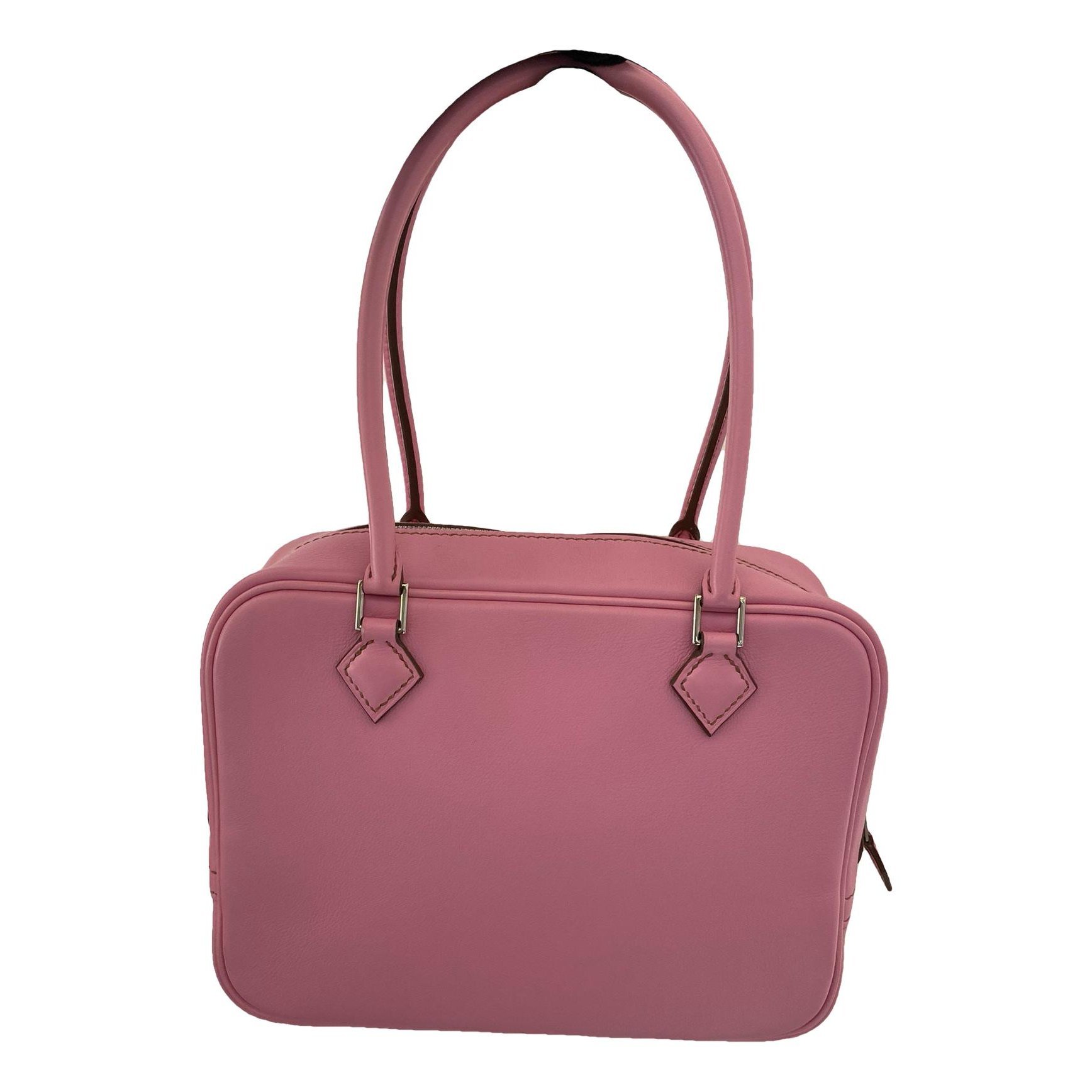 Plume leather handbag