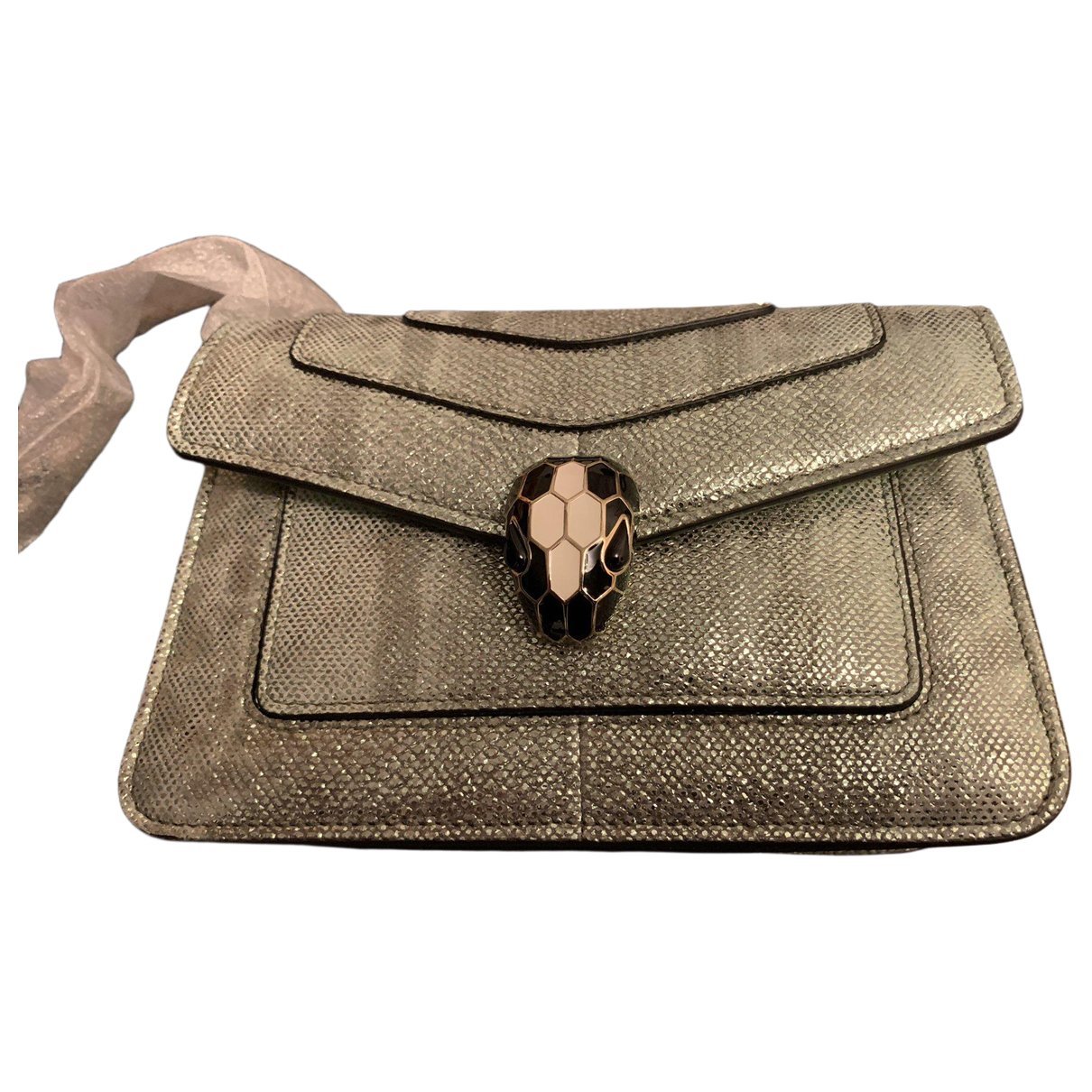 Bvlgari Serpenti leather handbag