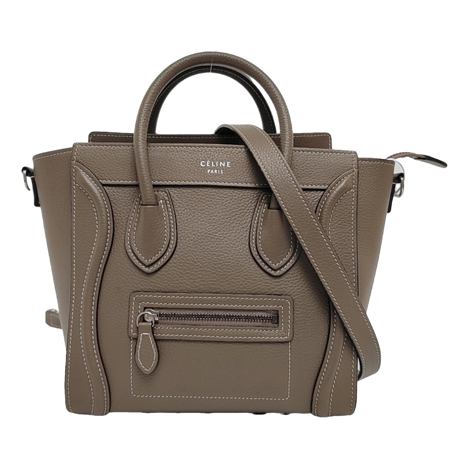 Luggage leather handbag