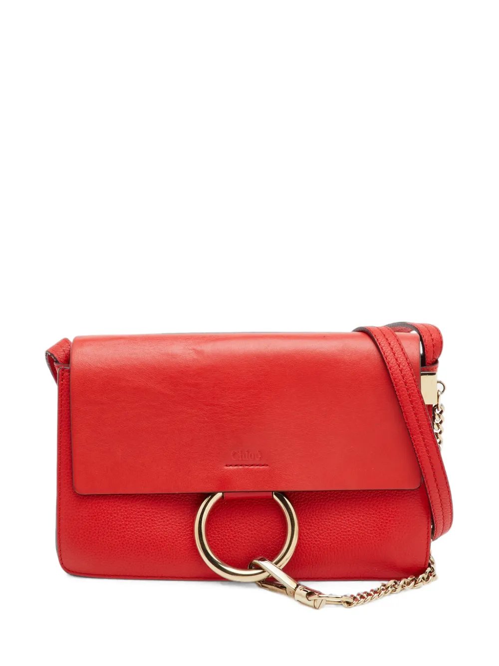 Faye ring-detail shoulder bag