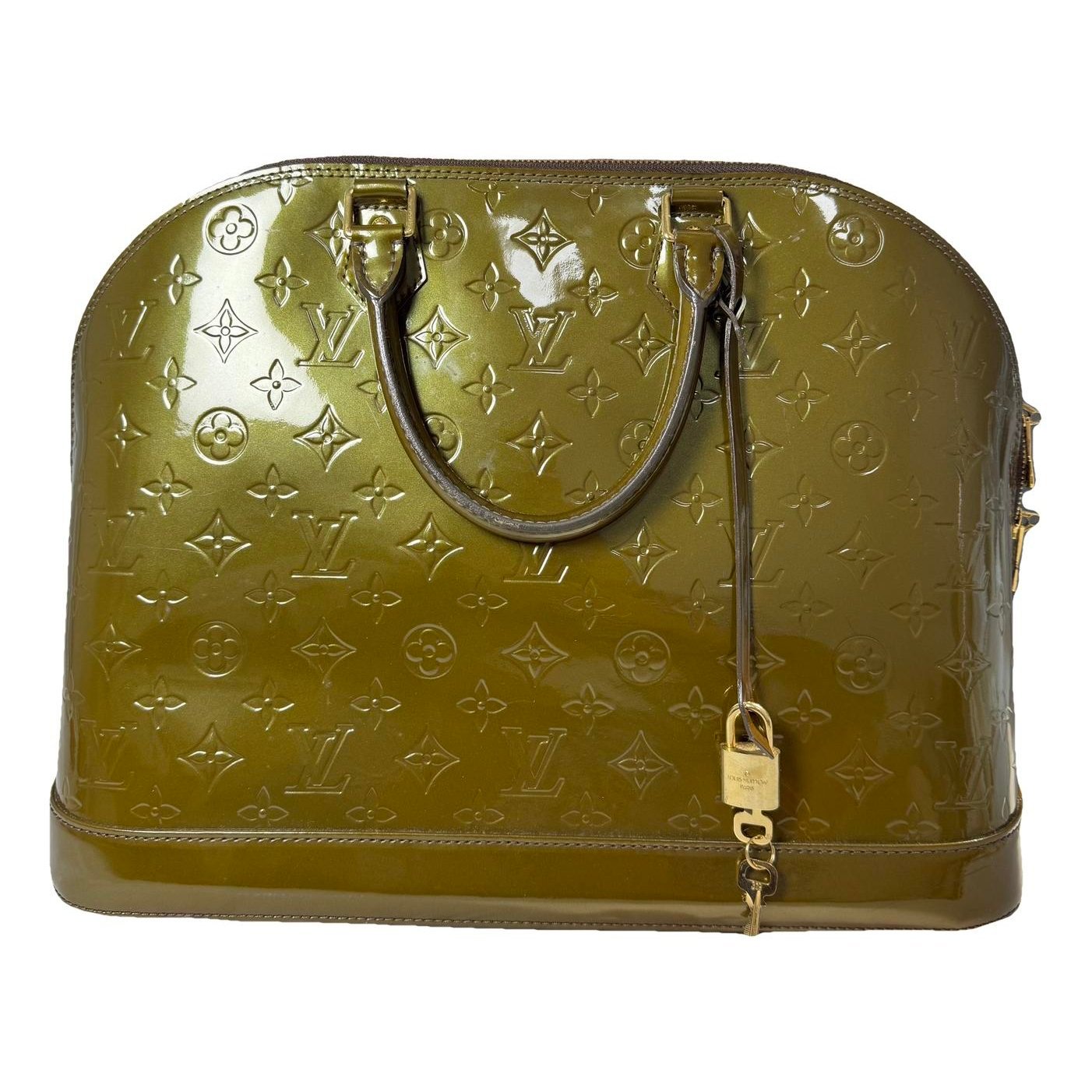 Alma patent leather handbag