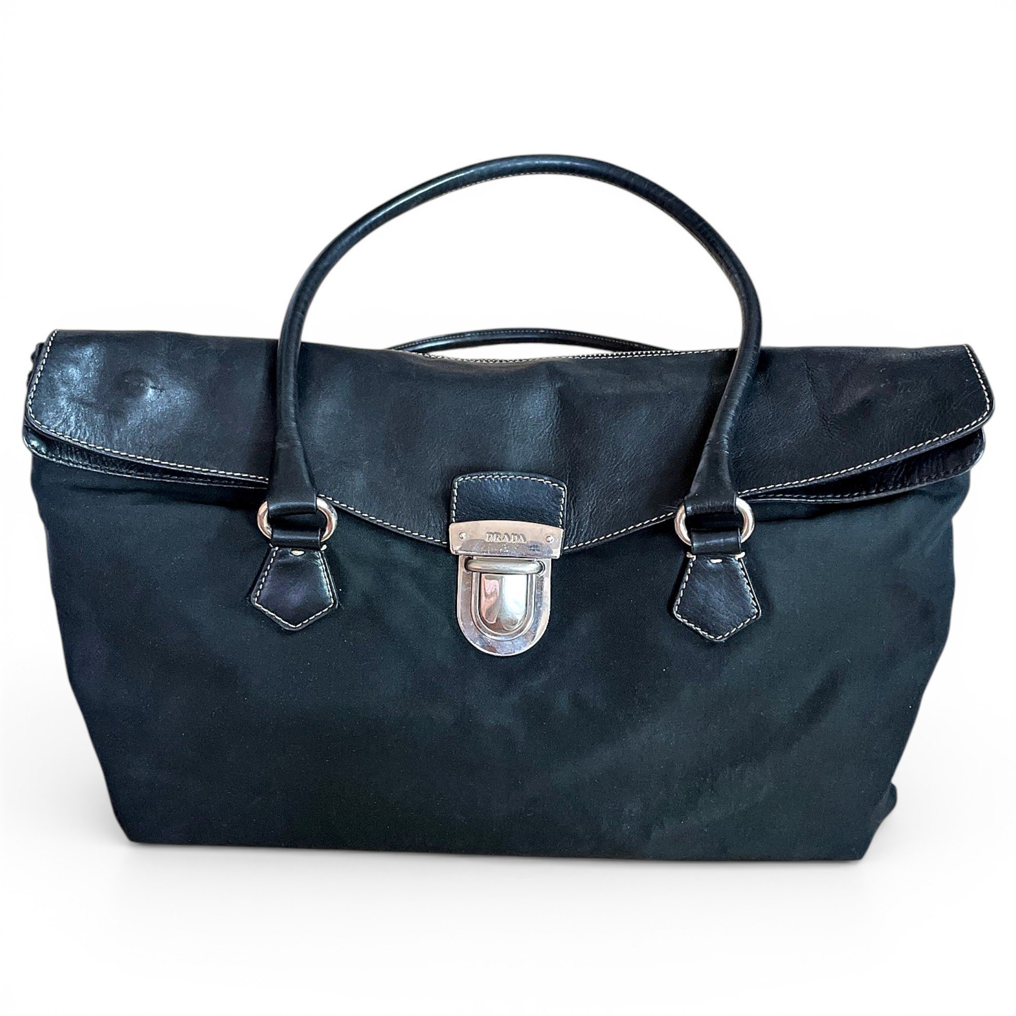 Leather handbag