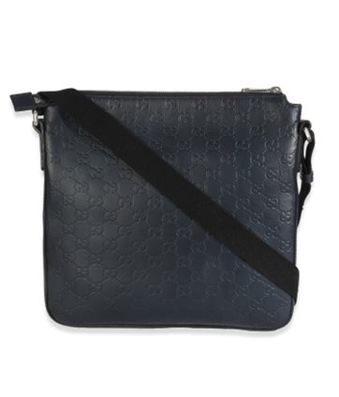 Gucci Gg Signature Flat Messenger Bag