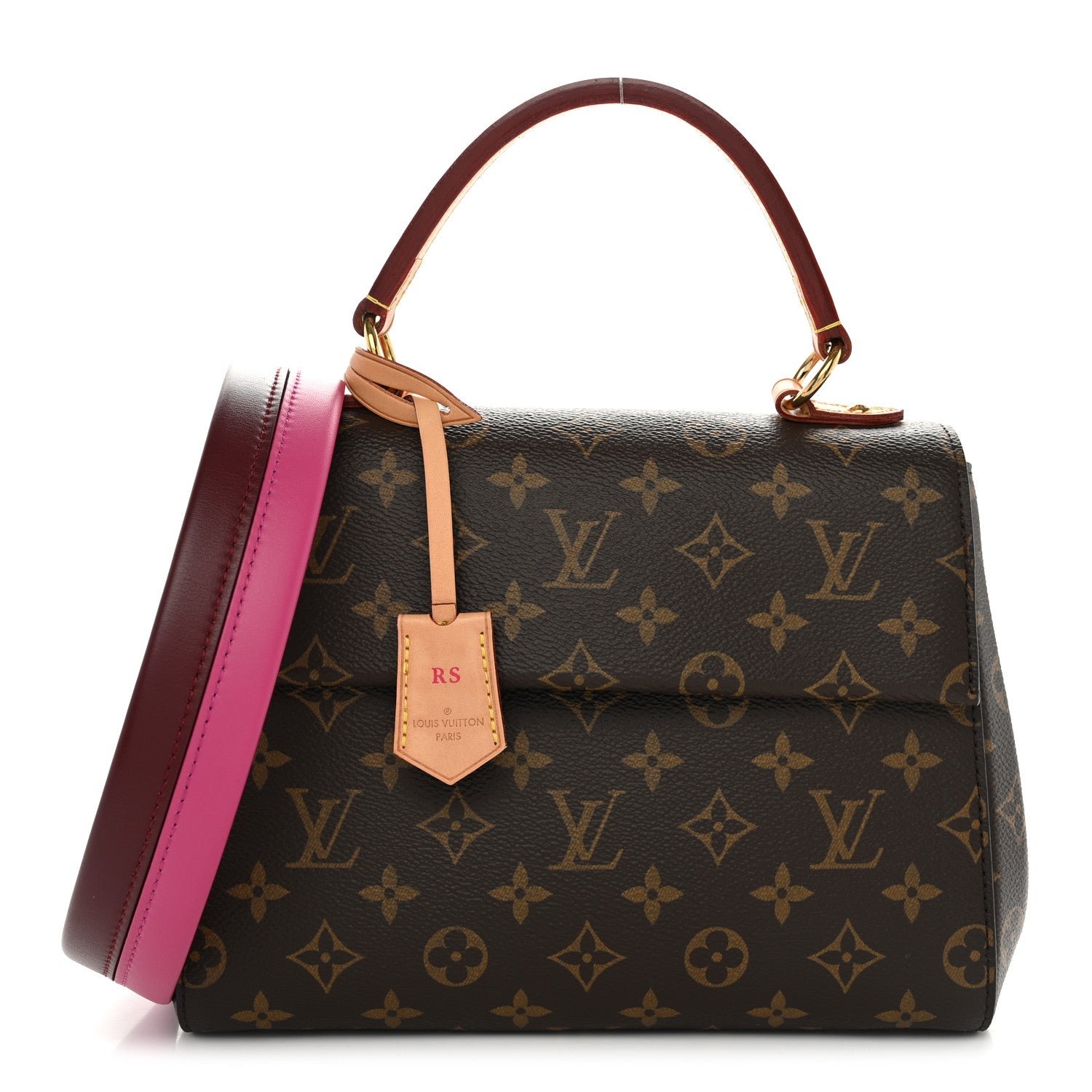 Louis Vuitton Monogram Cluny BB Bordeaux Fuchsia