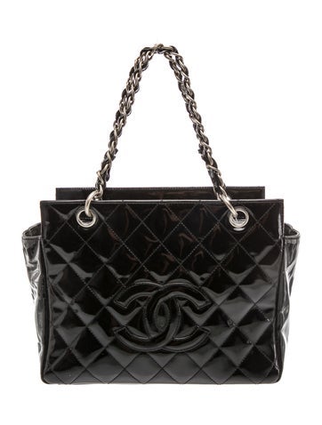 Patent Timeless Petit Shopping Tote