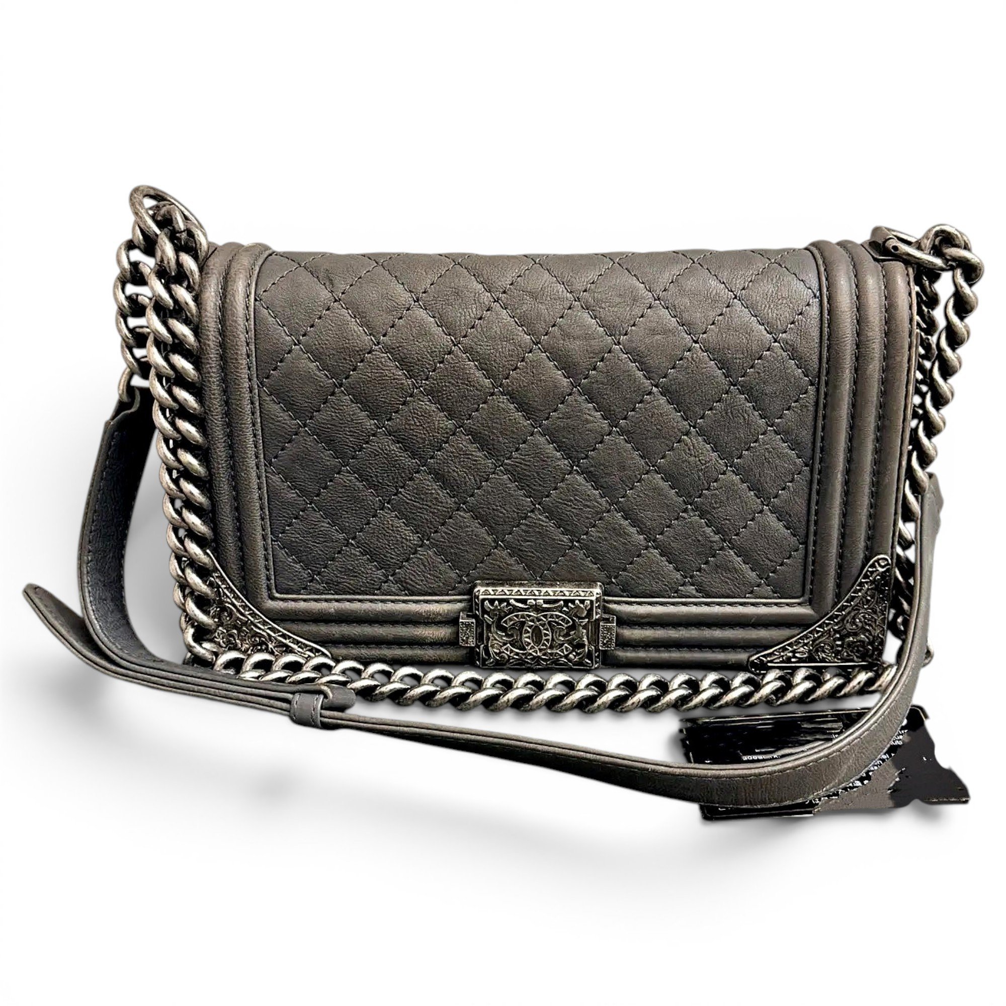 Boy leather crossbody bag