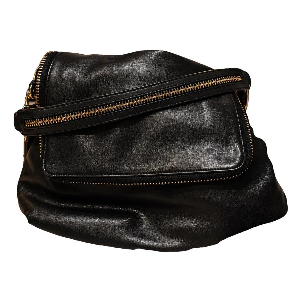 Maxi Zip leather crossbody bag