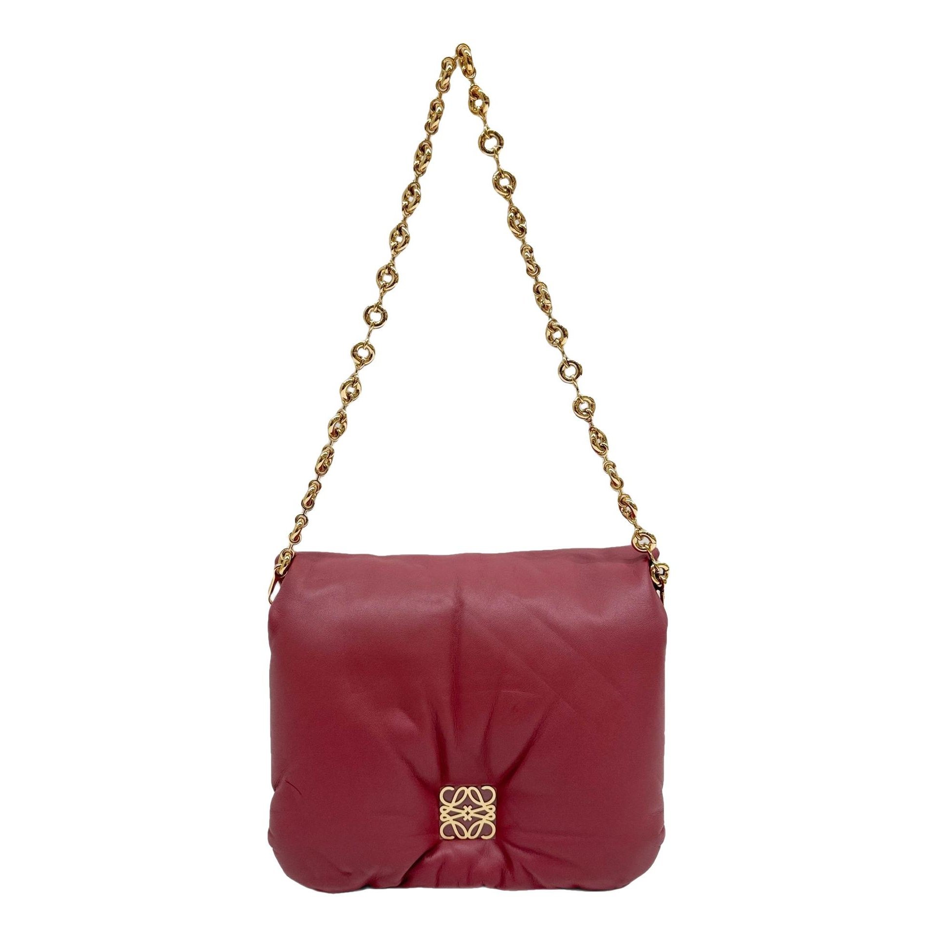 Goya Puffer leather handbag