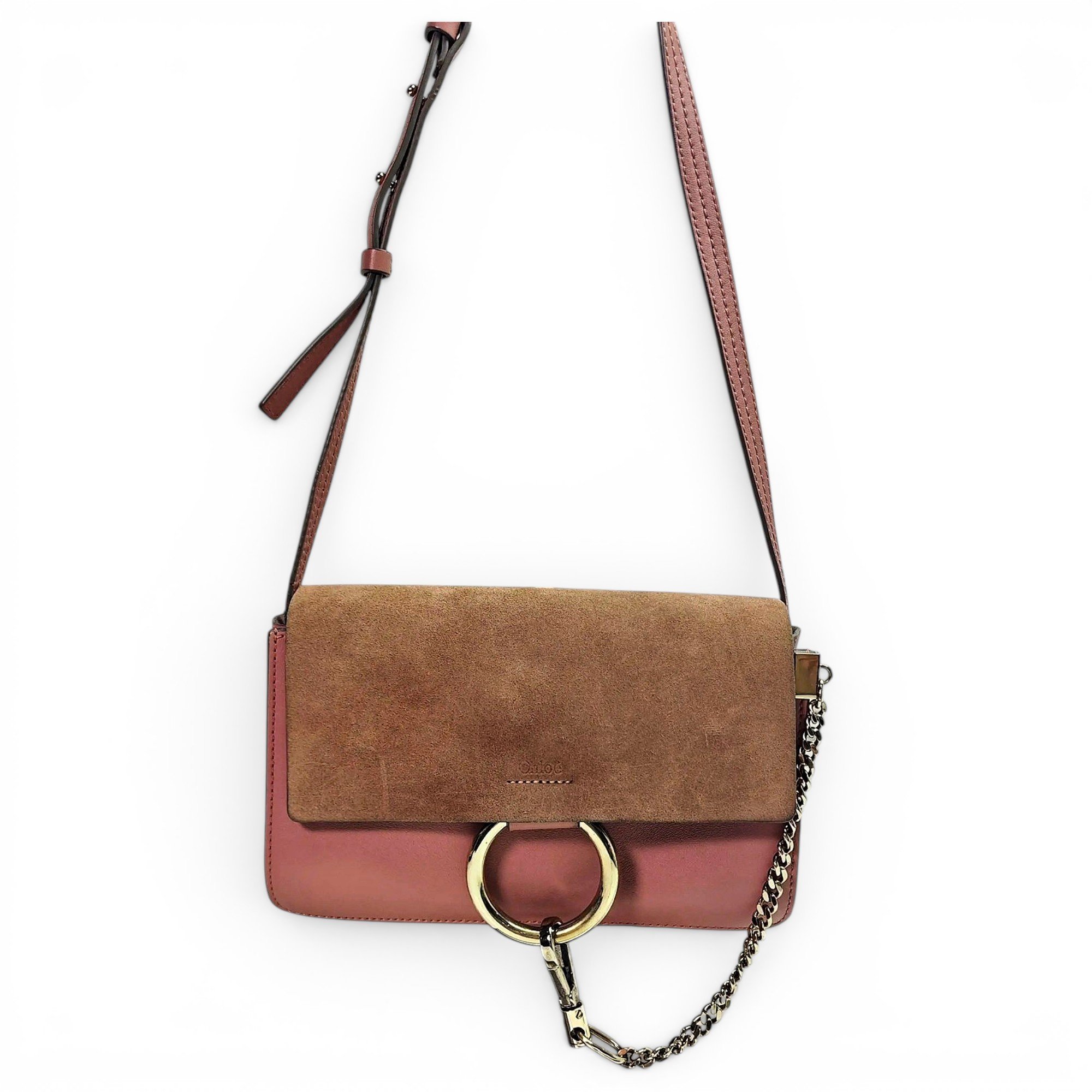 Faye leather crossbody bag