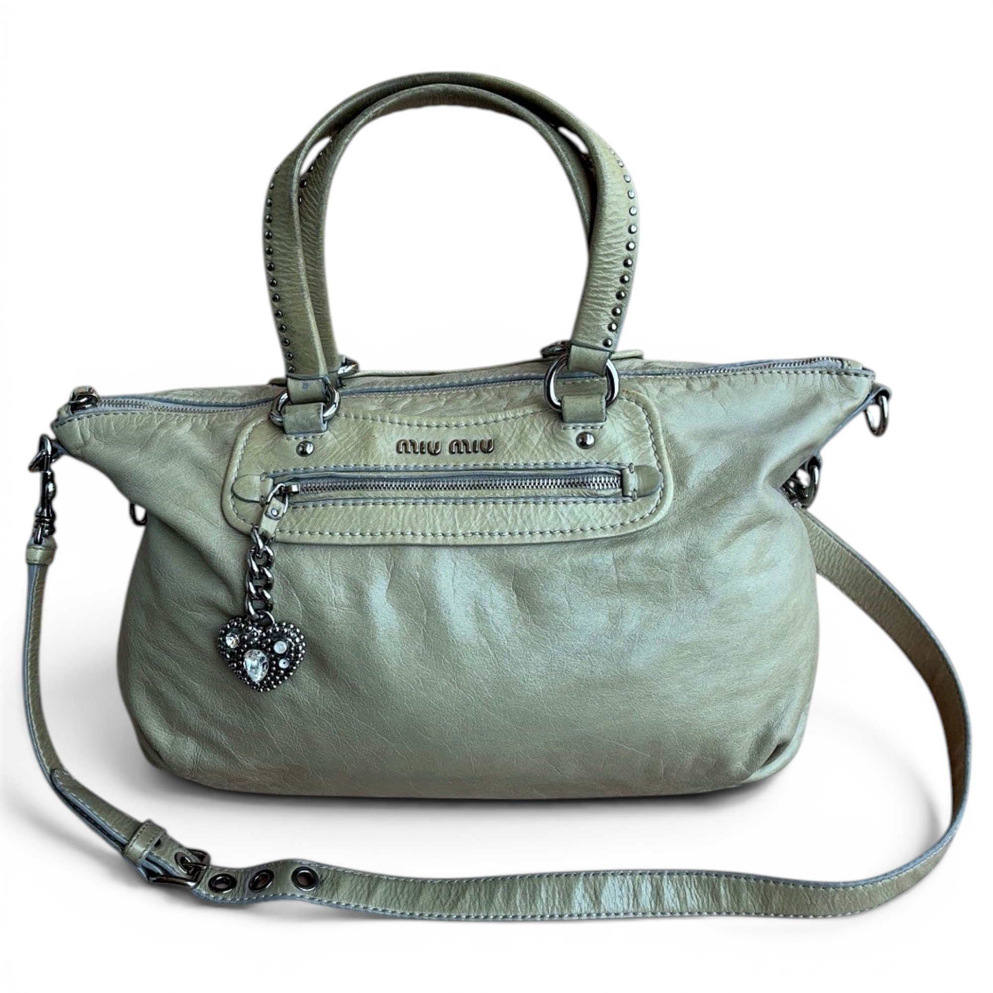 Leather handbag