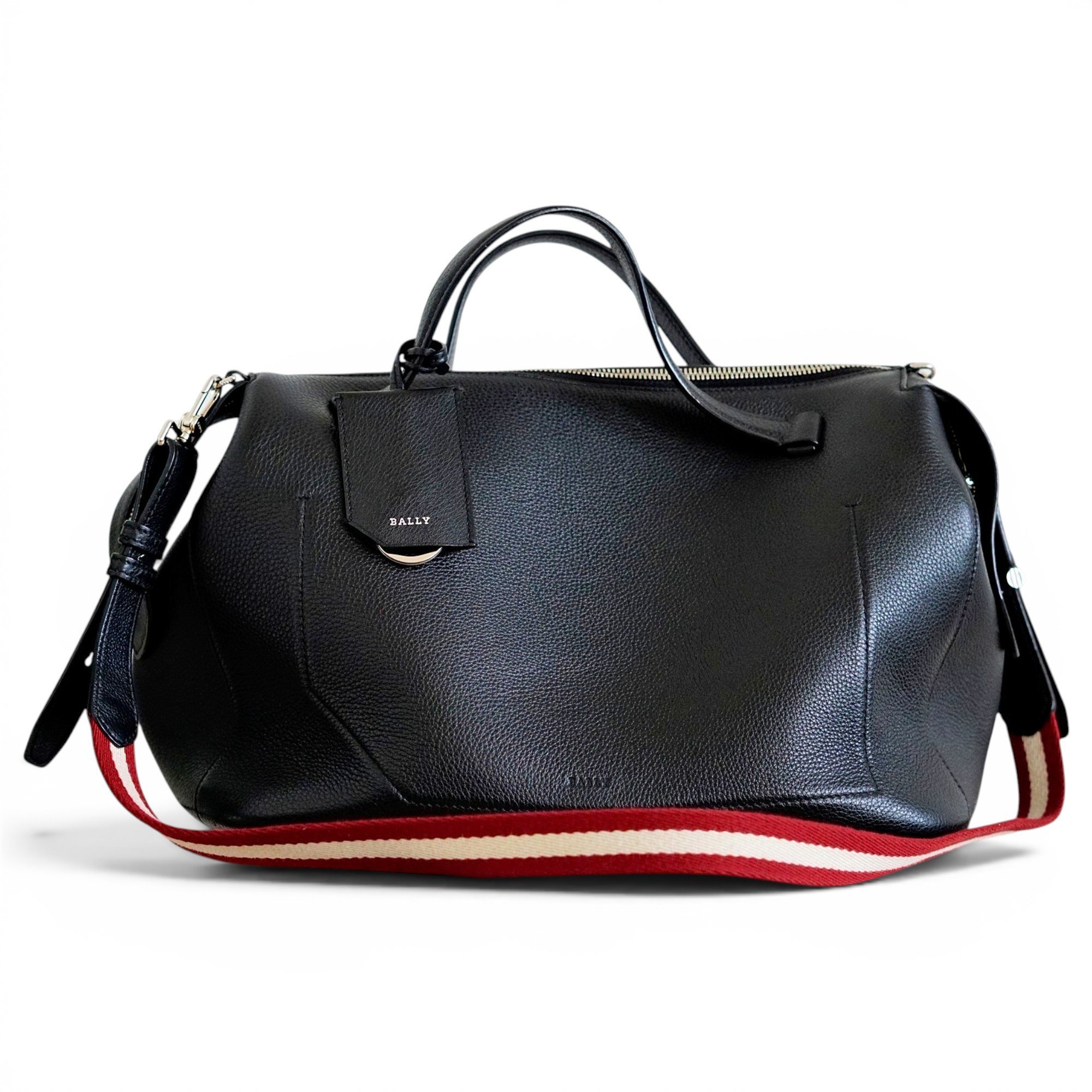 Leather bowling bag