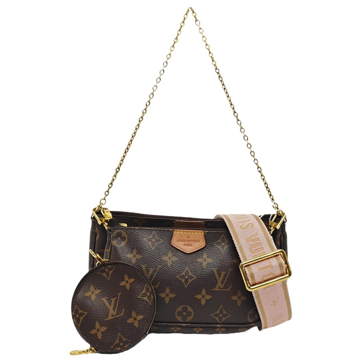 Maxi Multi Pochette Accessoires leather crossbody bag