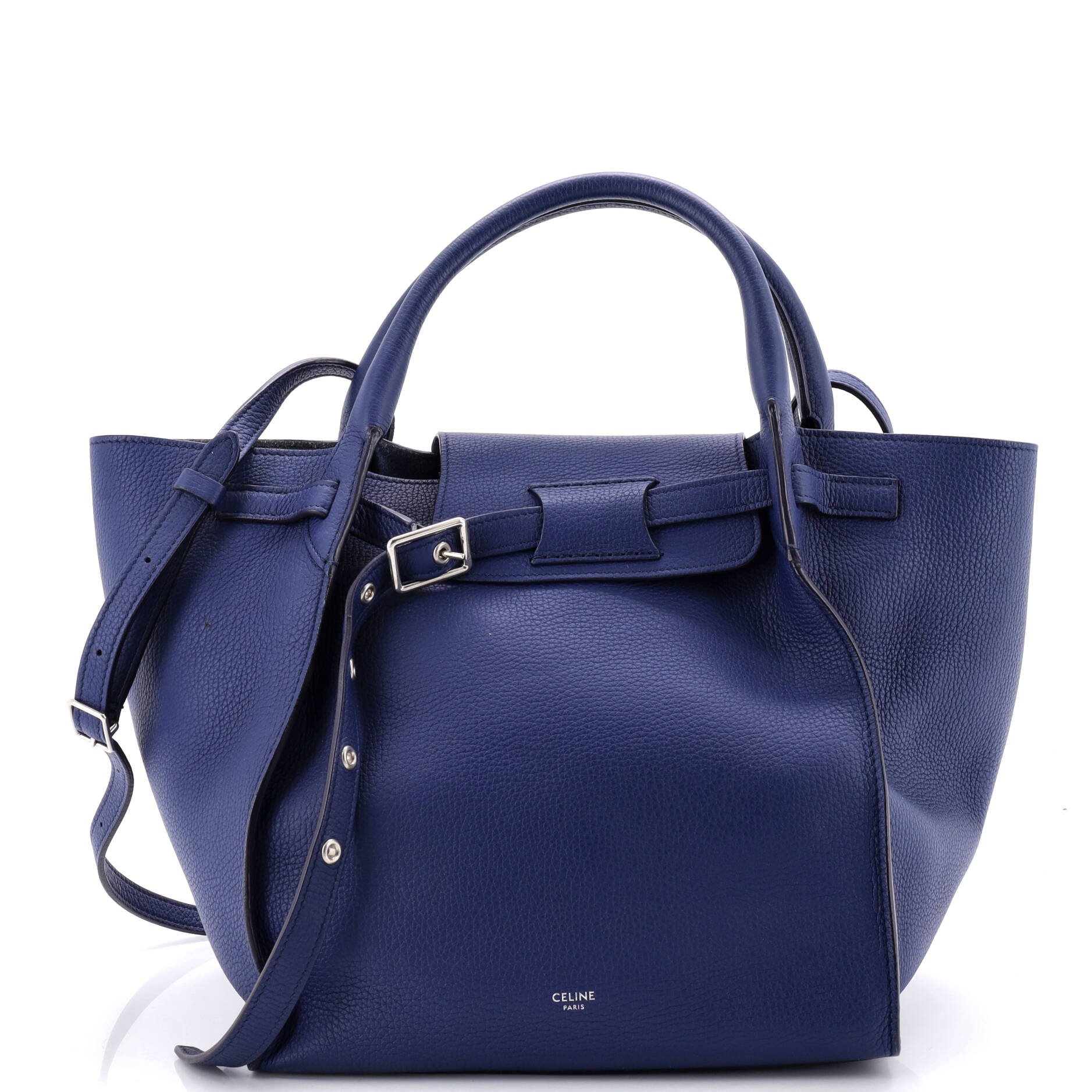 Big Bag Grained Calfskin Small