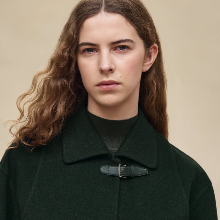 Vert Anglais Trench Modular Cashmere Coat