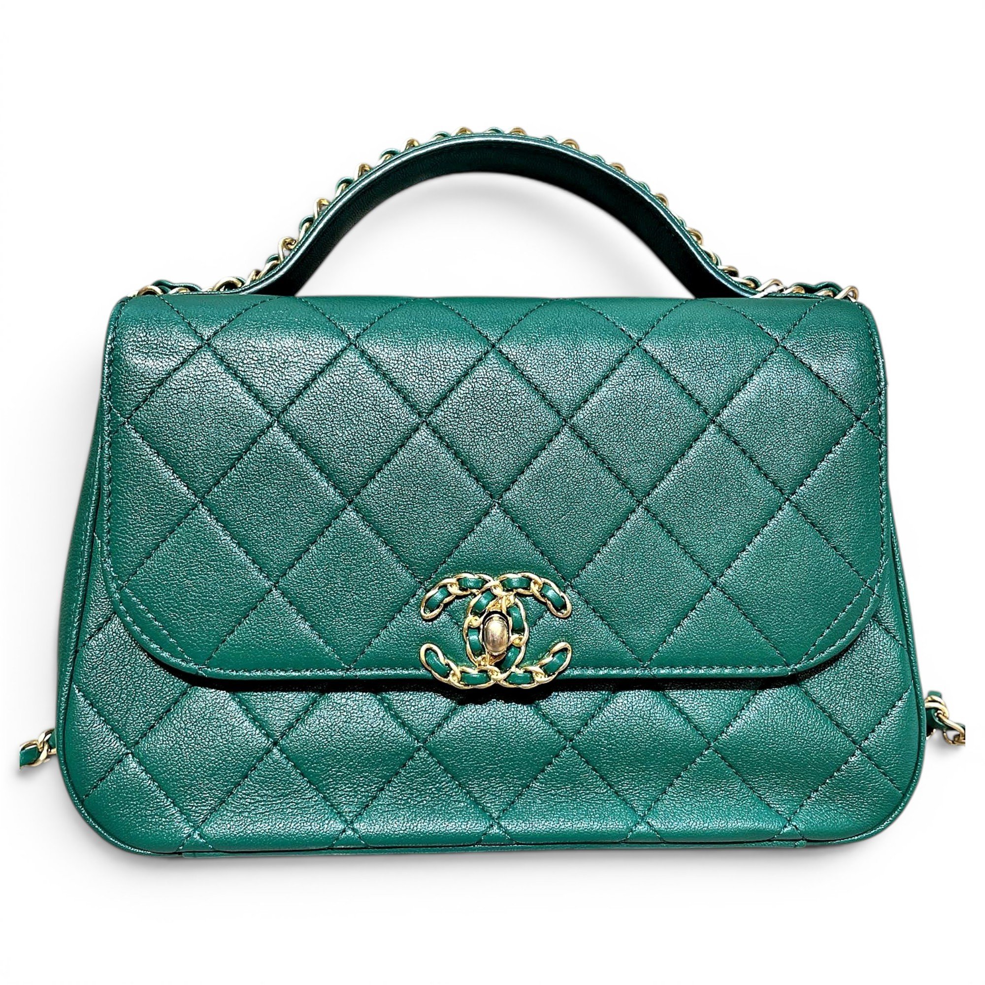 Leather handbag