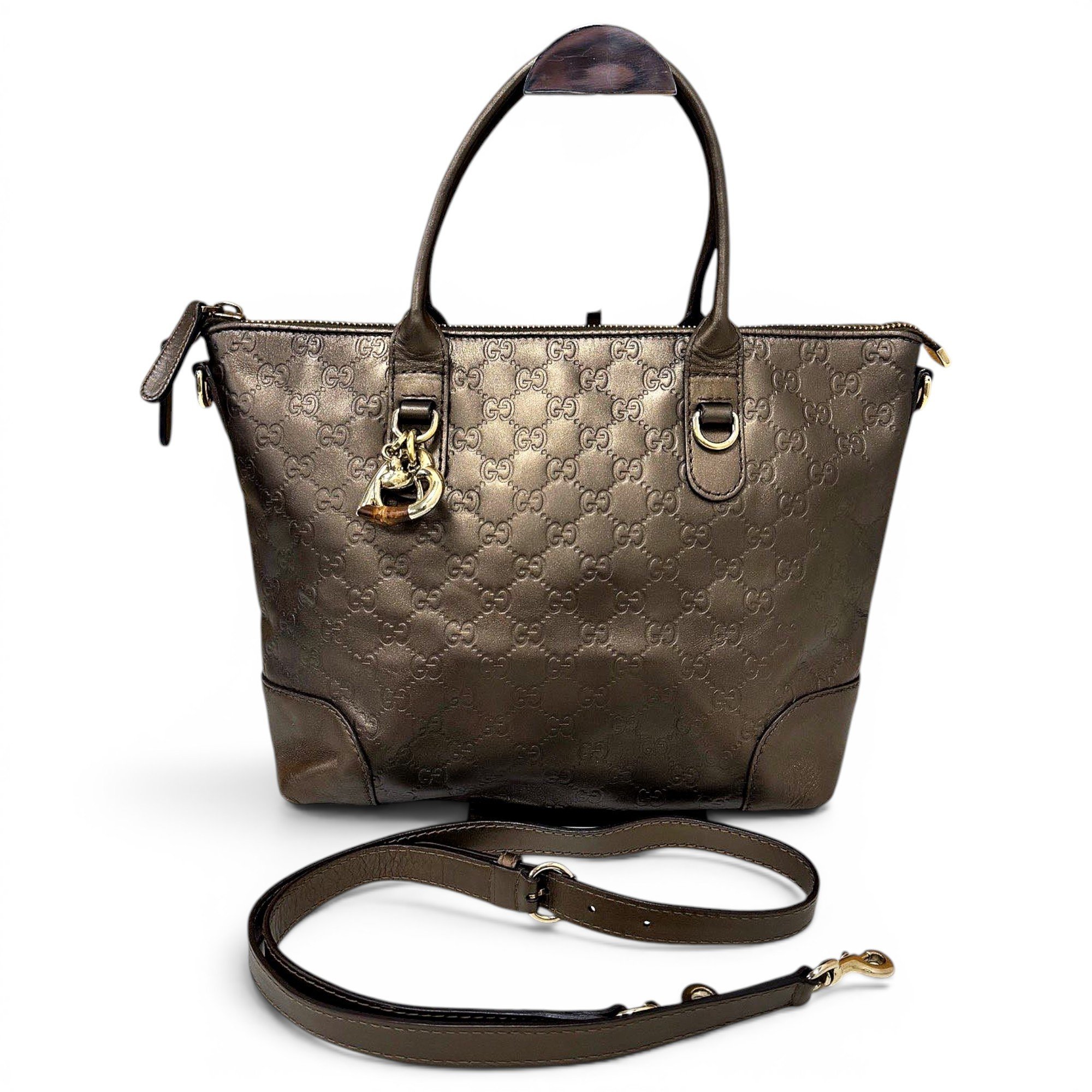 Leather handbag