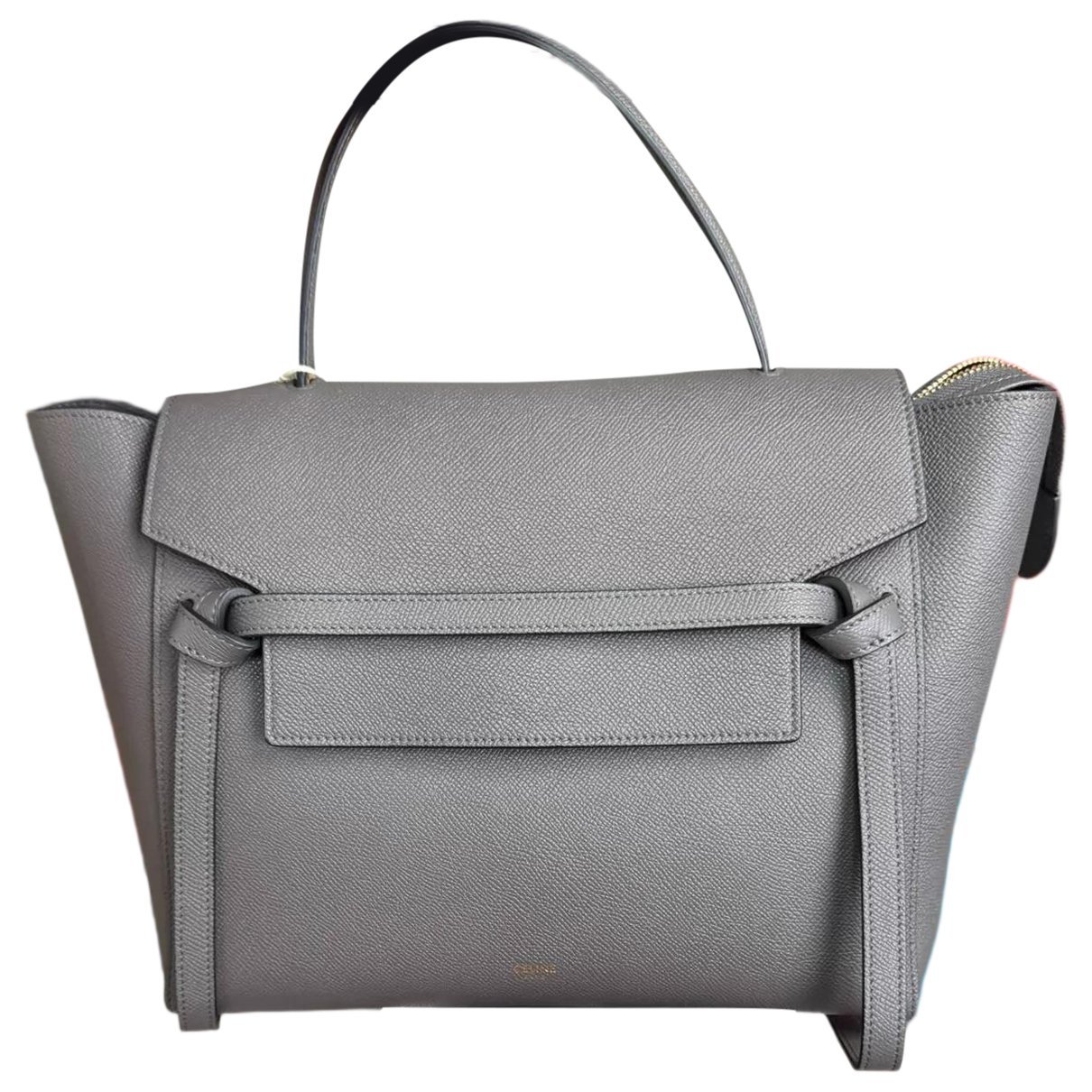 Belt leather handbag