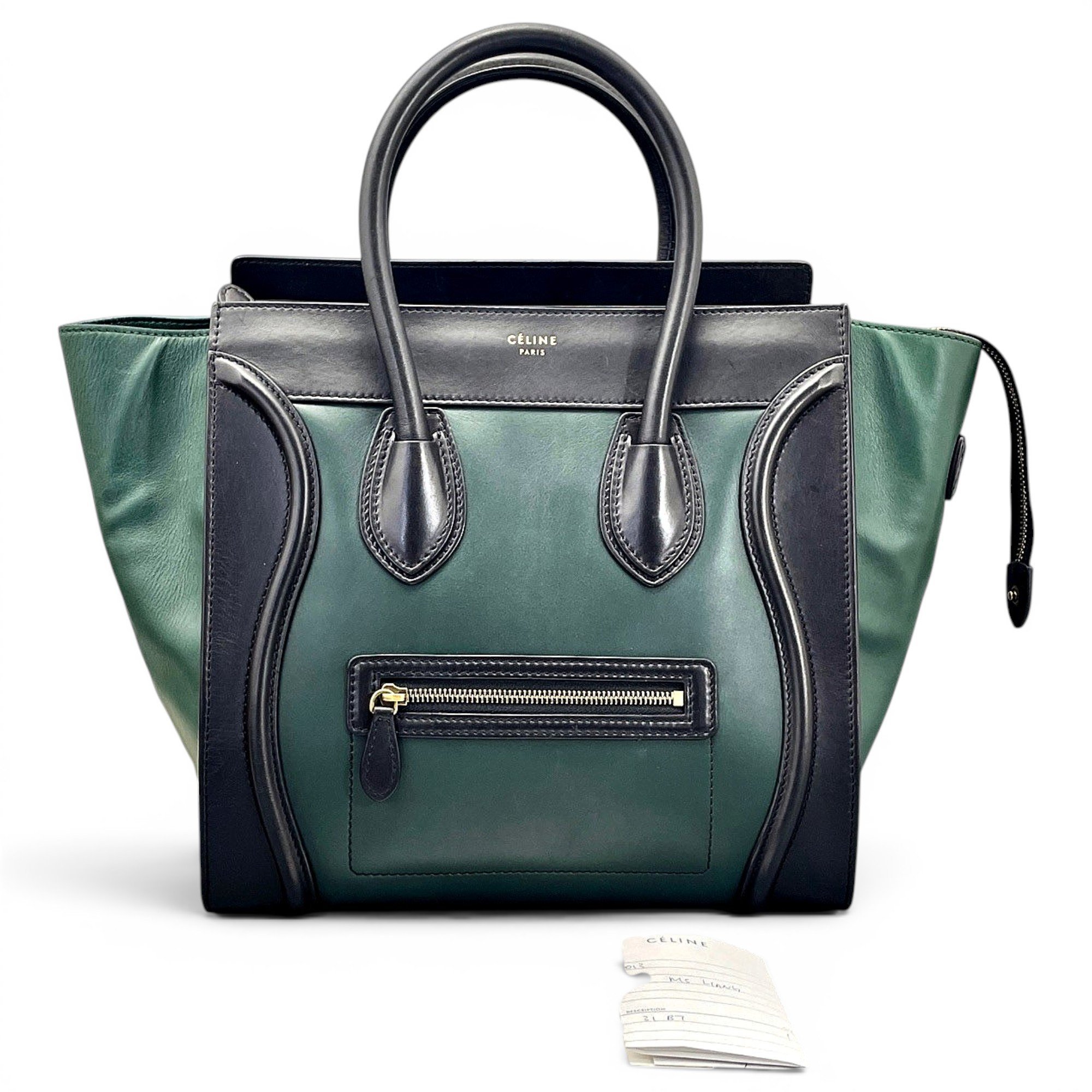 Luggage leather handbag