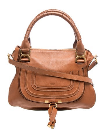 Leather Marcie Shoulder Bag Medium
