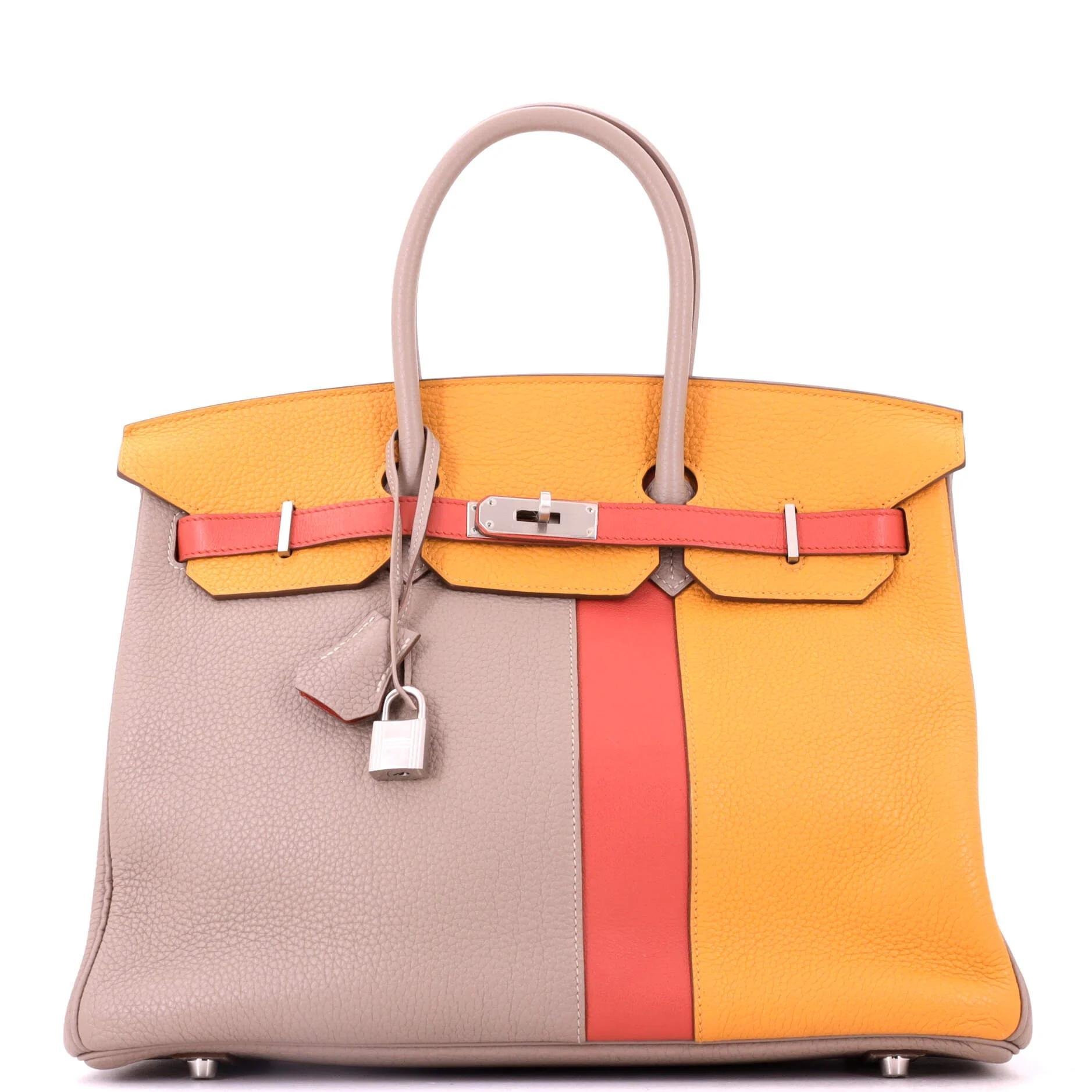 Birkin 35 leather tote