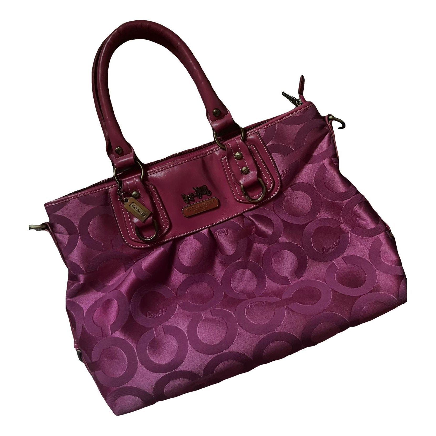 Leather travel bag