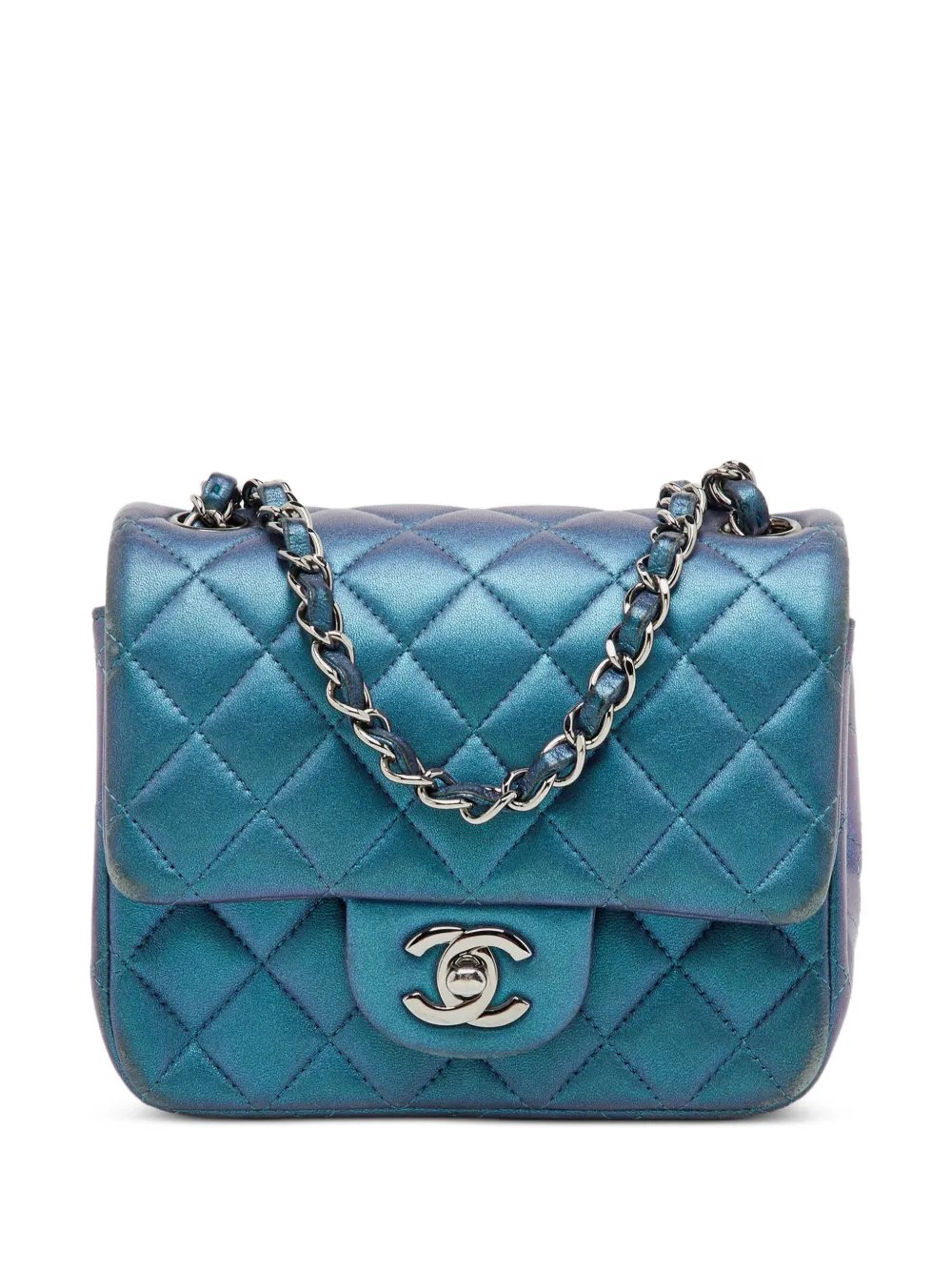 2017 CC turn-lock flap shoulder bag