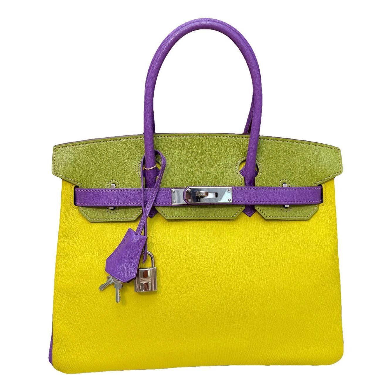Birkin 30 leather handbag