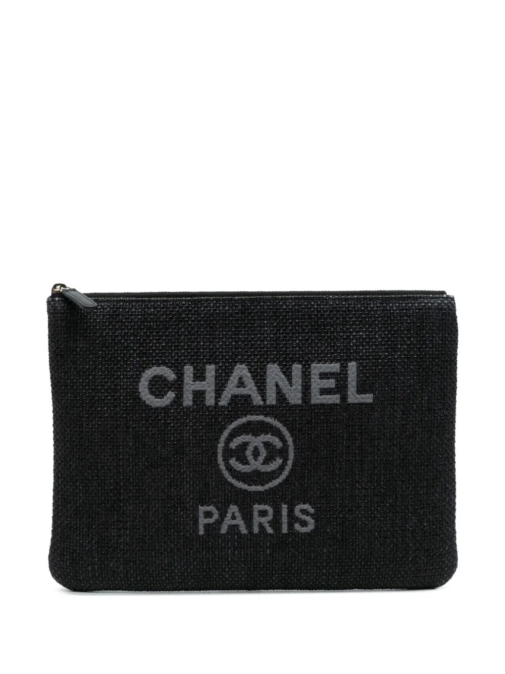 2019 Medium Straw Deauville O Case clutch bag
