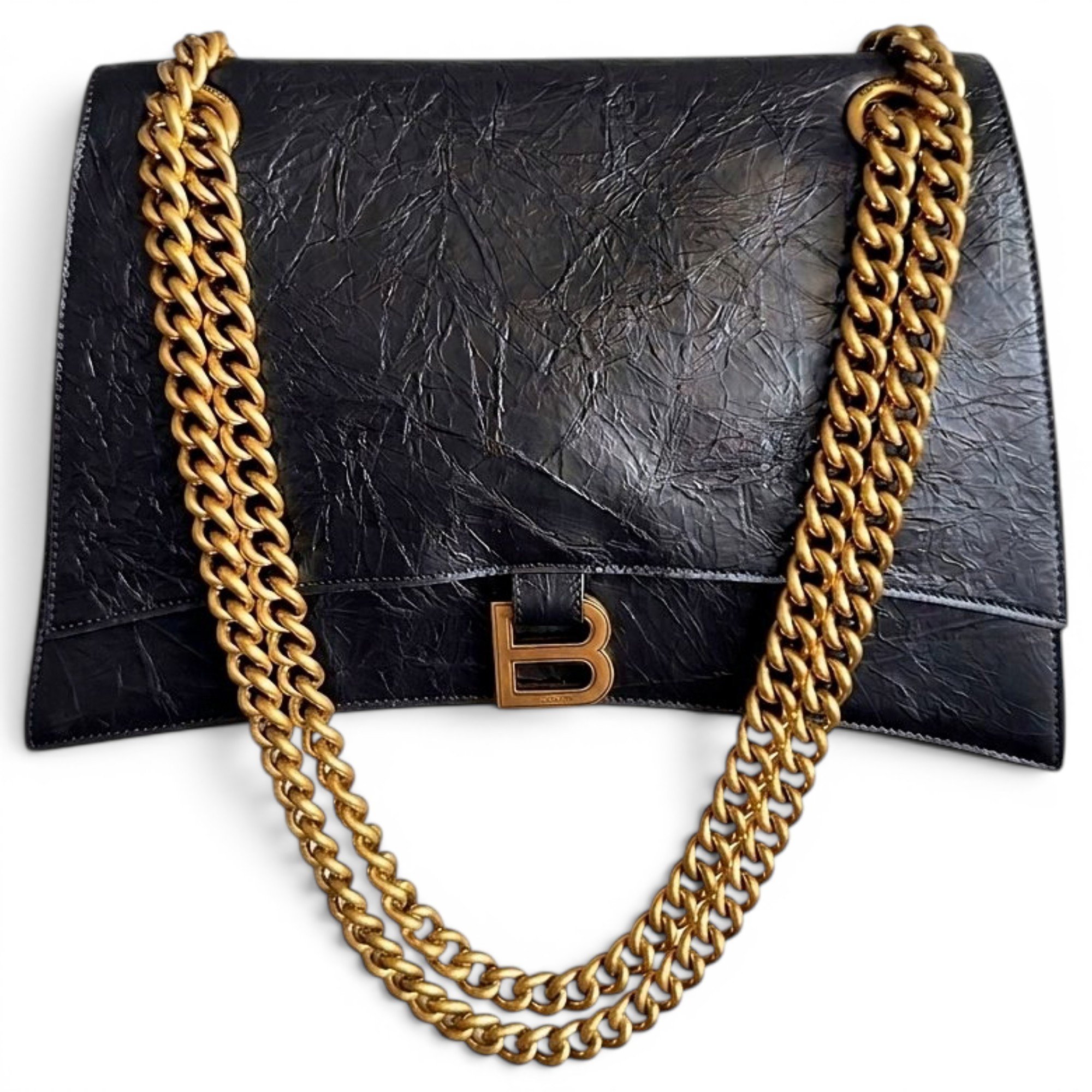 Balenciaga Crush leather handbag