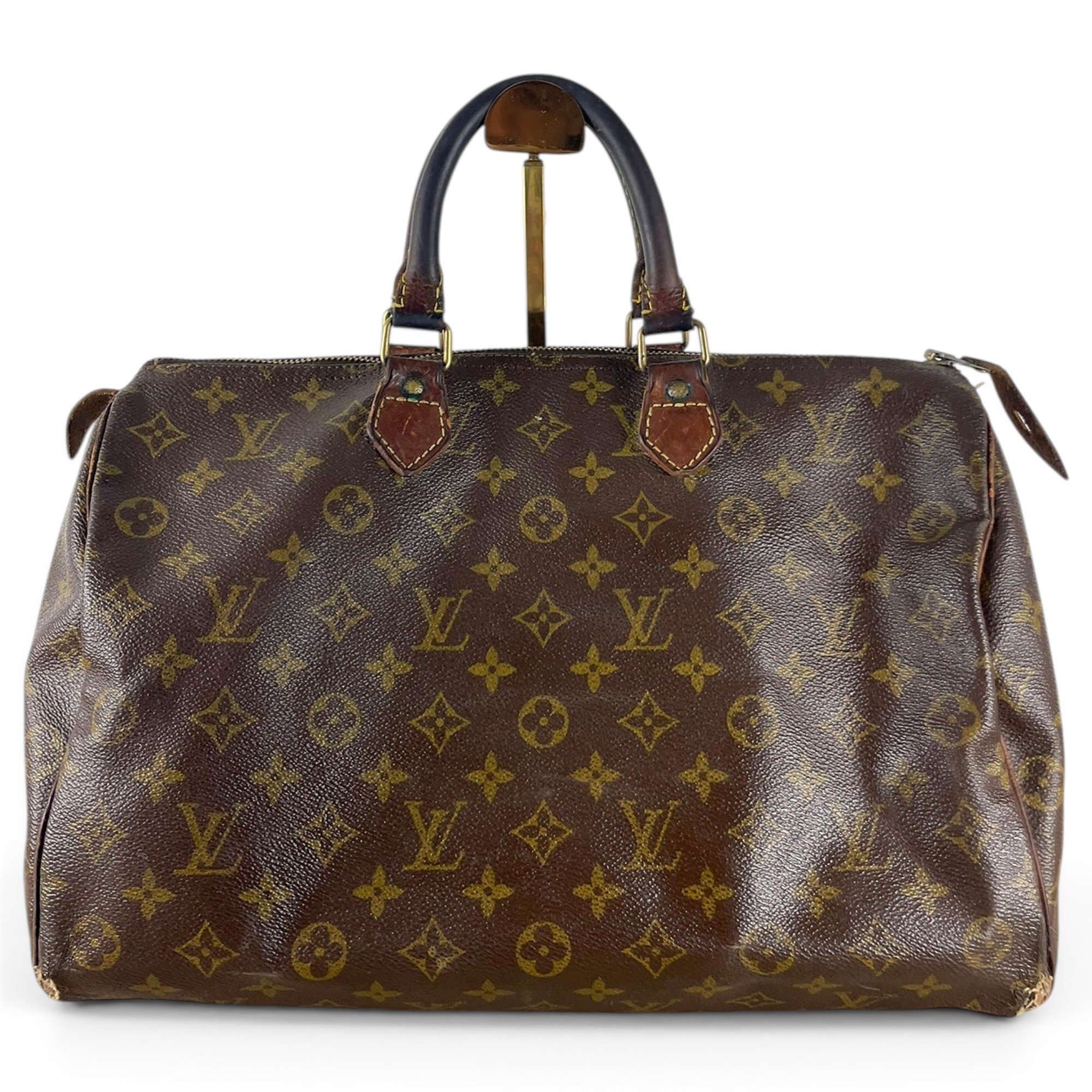 Speedy leather handbag