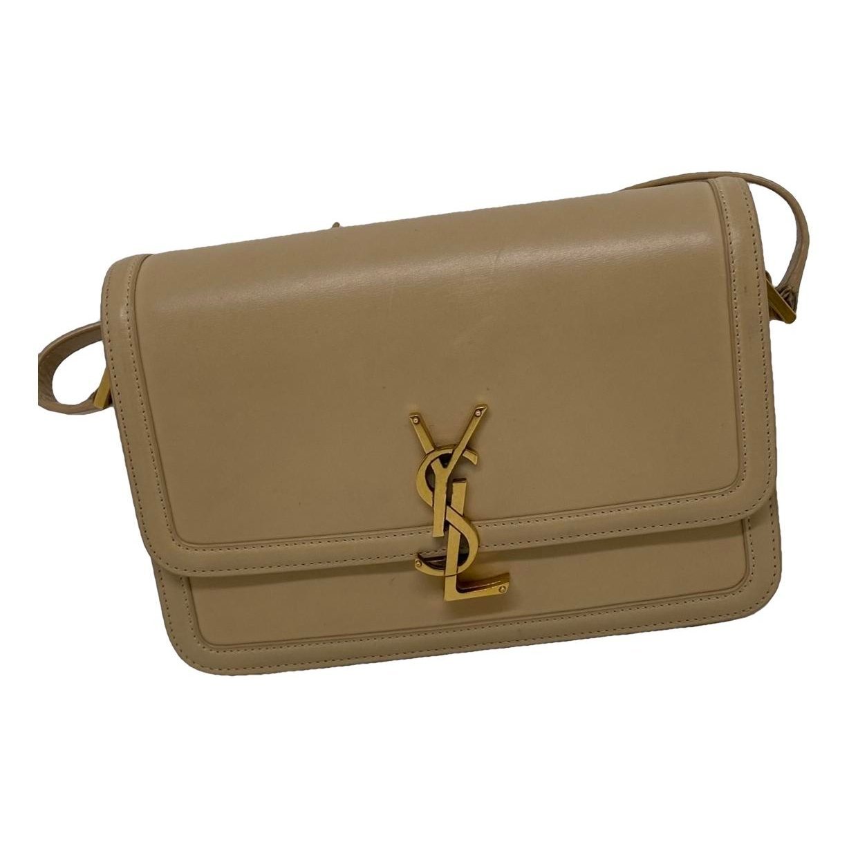 Solférino leather handbag